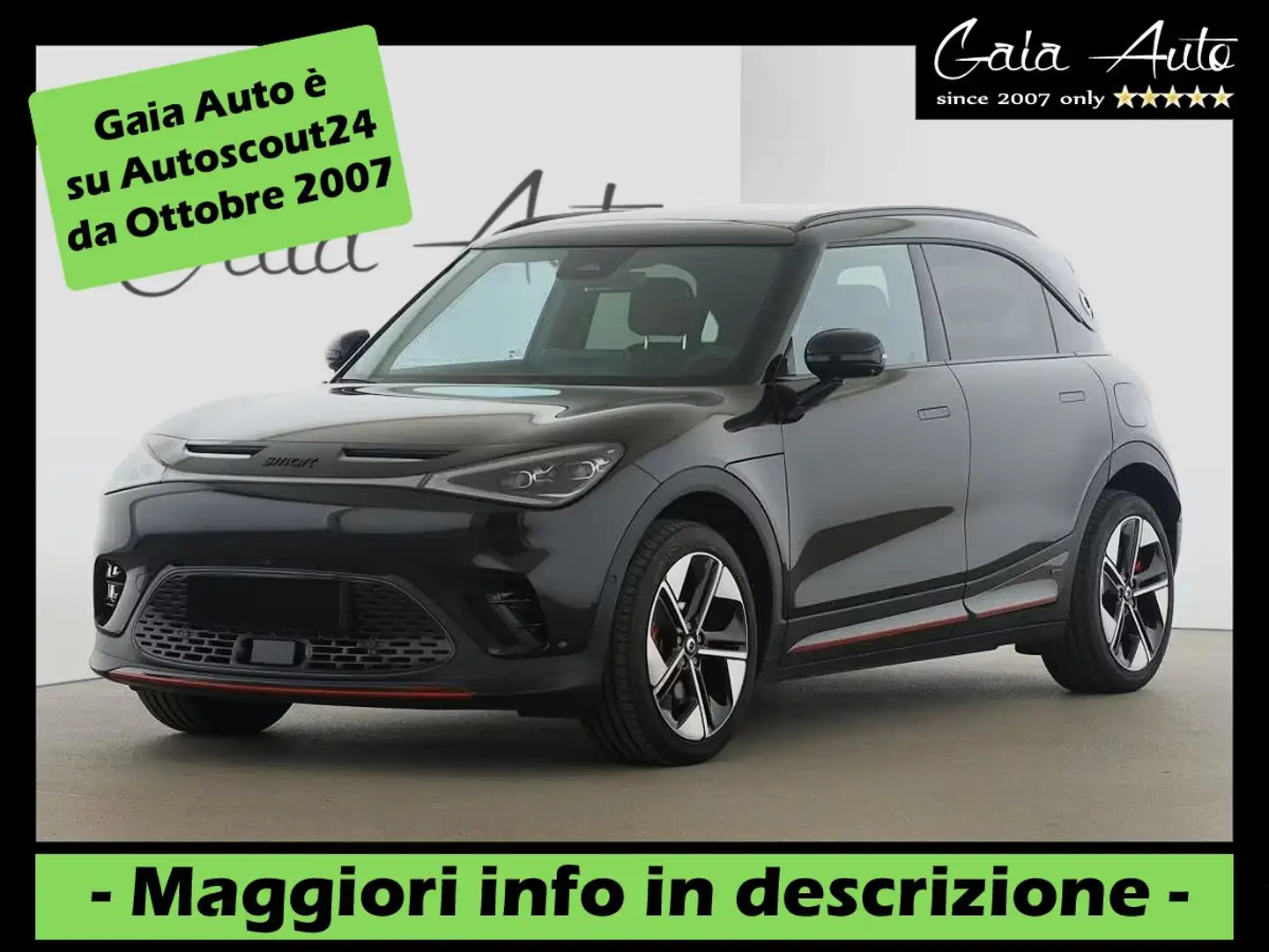 smart #1 ELTR. 428CV (2024/2025) allto BRABUS Nero - 1