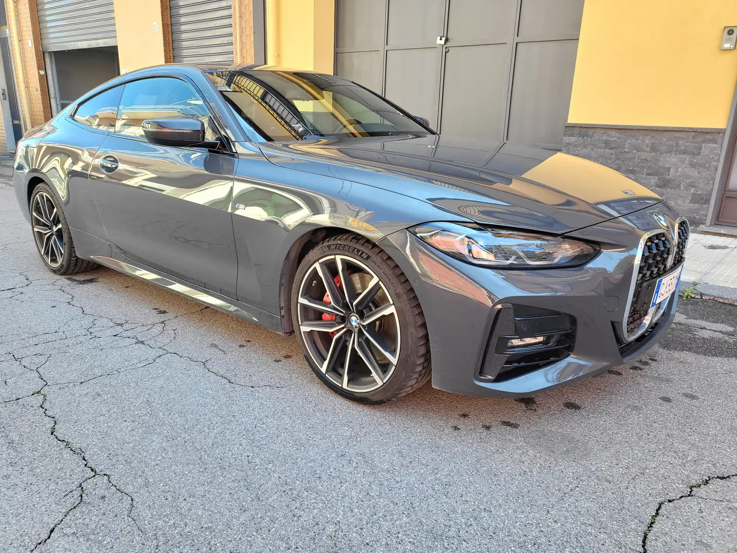 BMW 420 420d Coupe mhev 48V Msport auto Grigio - 1
