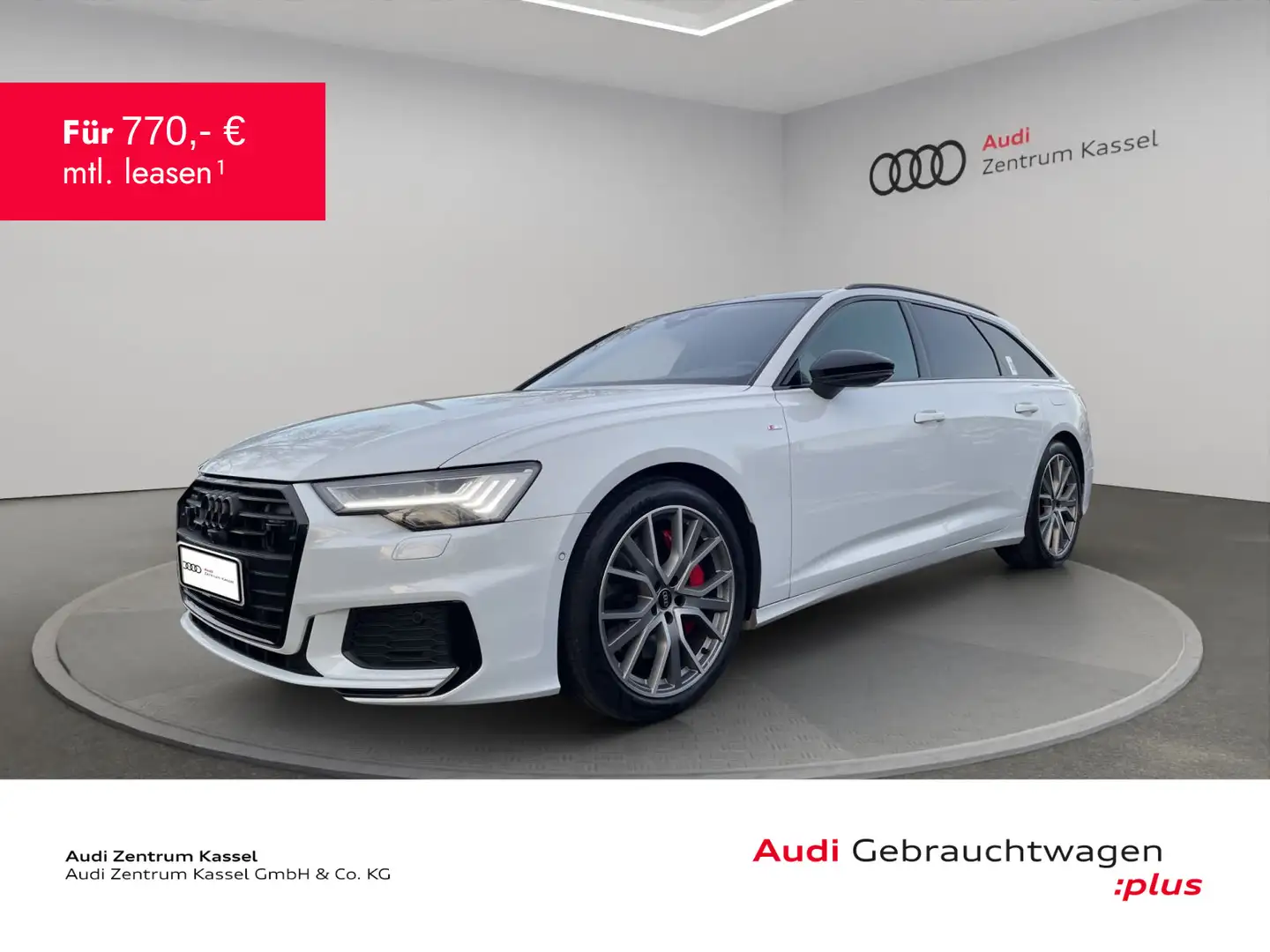 Audi A6 55 TFSI e quattro Matrix Pano 360° Navi Weiß - 1