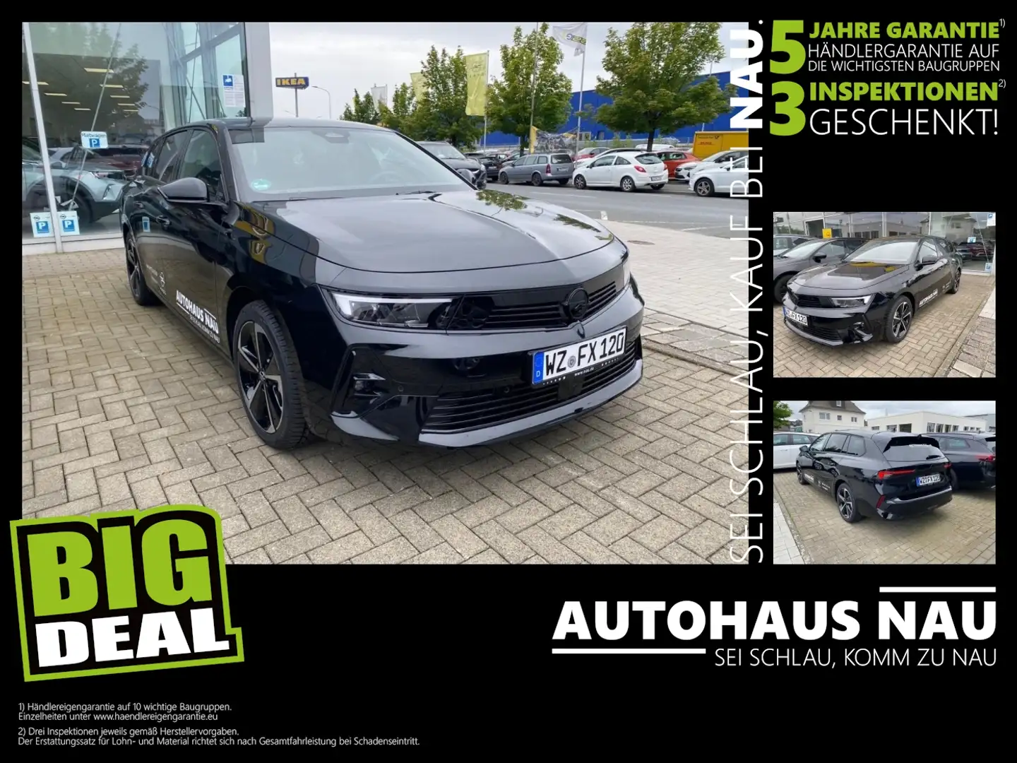 Opel Astra Sports Tourer 1.2 Turbo GS Line Inkl. Inspektionsp Schwarz - 1
