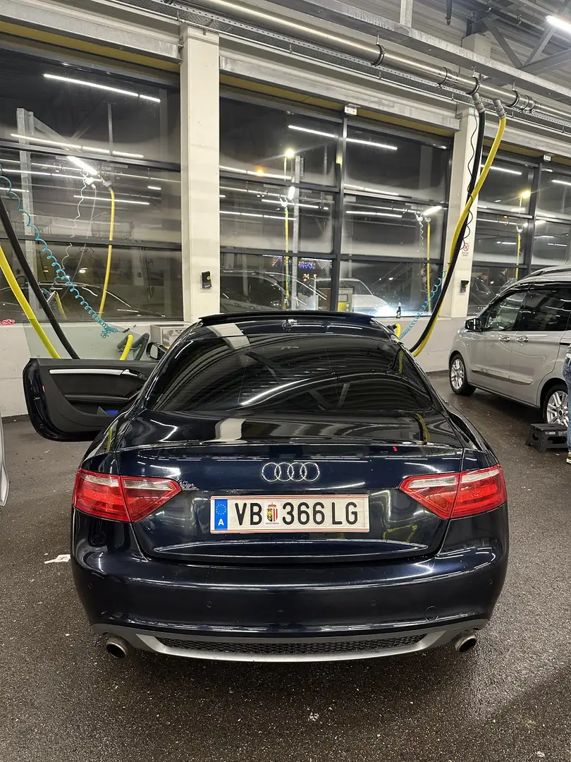 Audi A5 Coupé 3,0 TDI V6 quattro VOLLAUSTATTUNG Blauw - 2