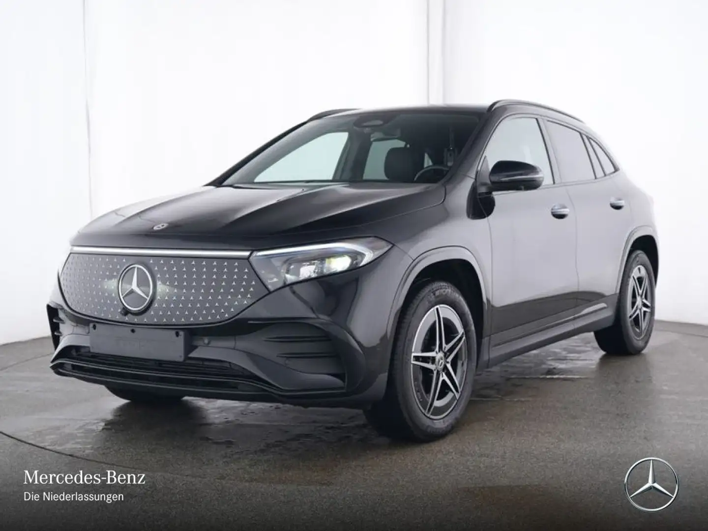 Mercedes-Benz EQA 350 4M AMG+NIGHT+PLUS-PAKET+AHK+PANO+360+SPUR Schwarz - 2