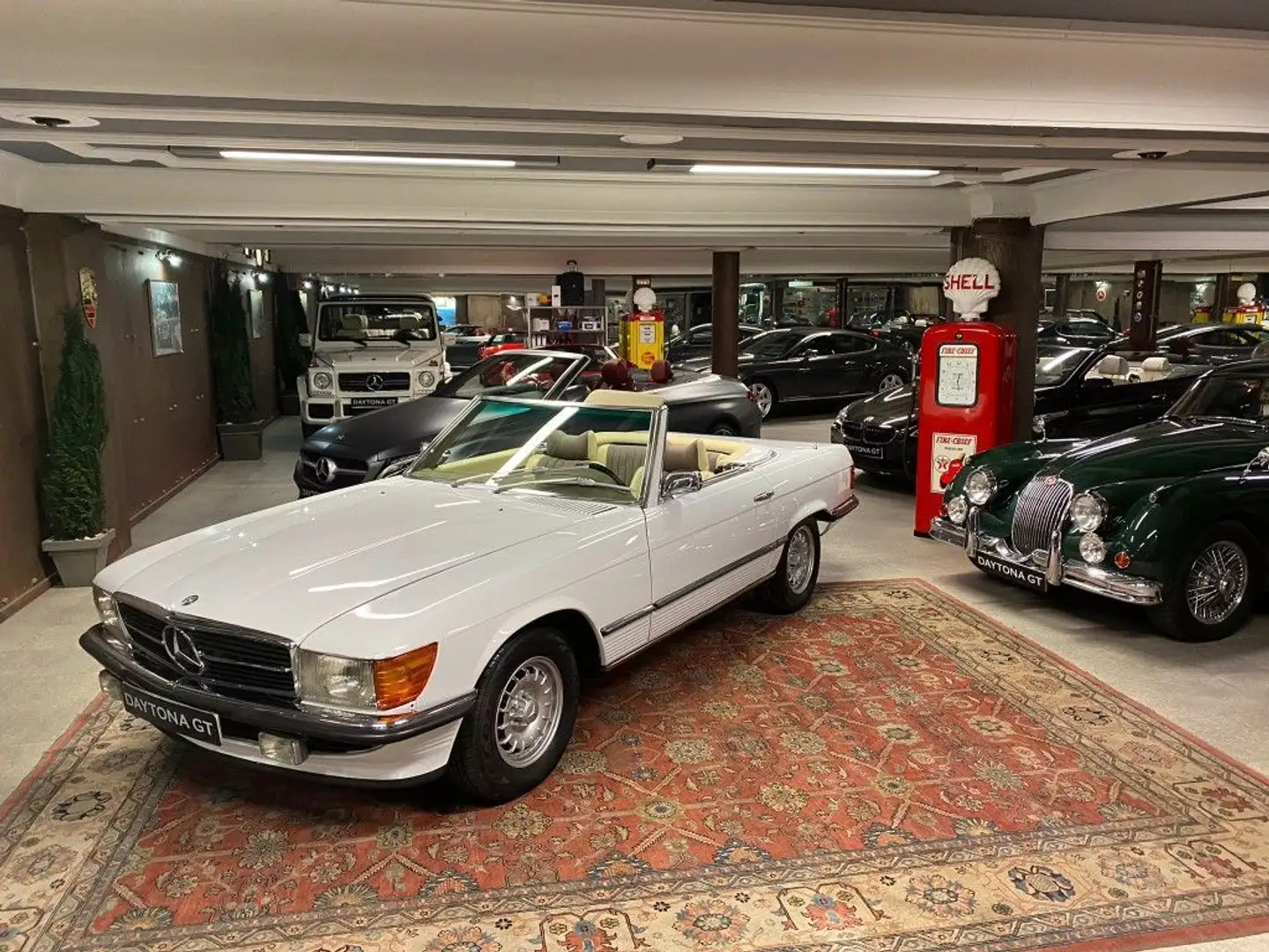 Mercedes-Benz 350 SL Blanc - 1