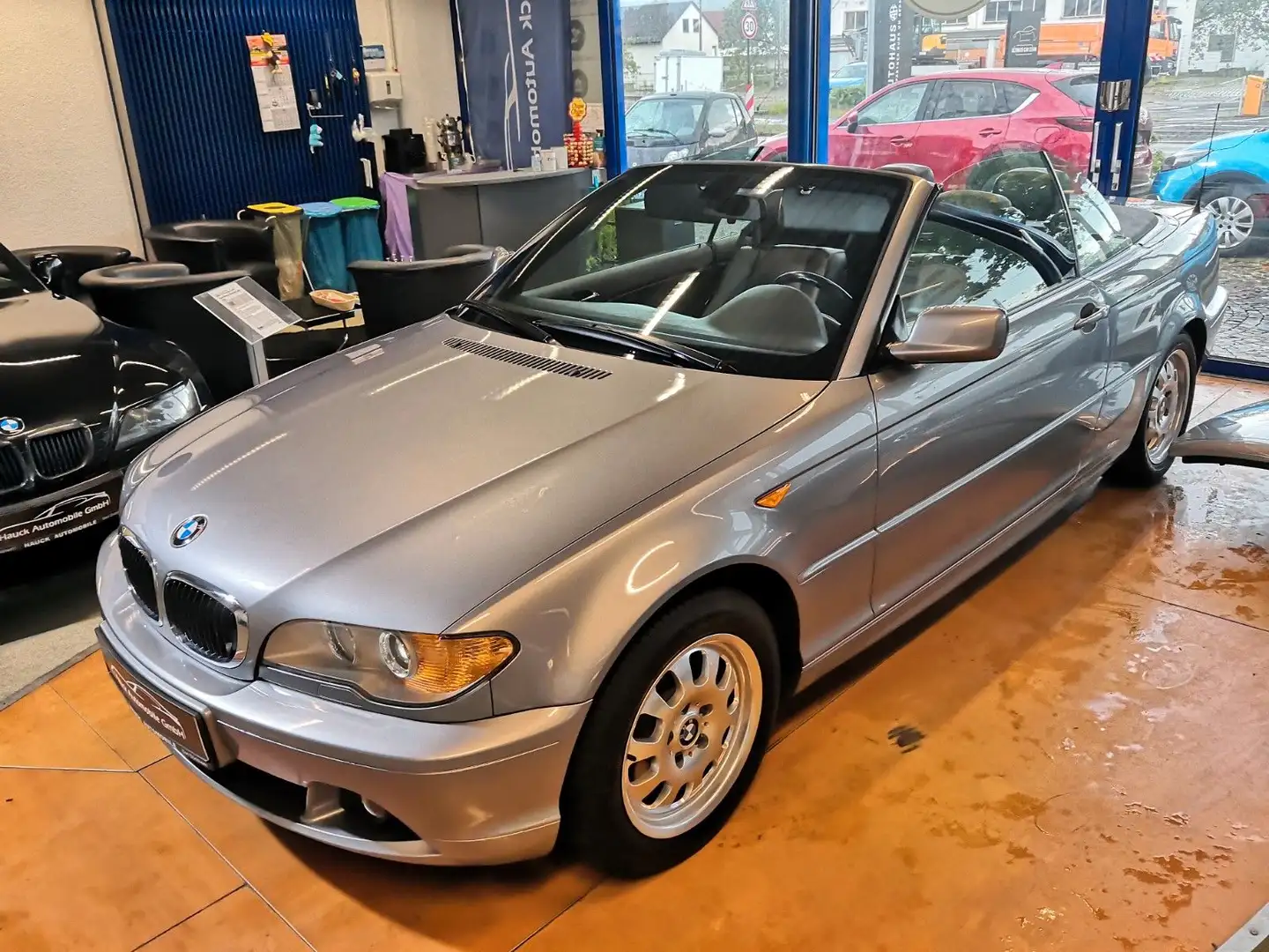 BMW 318 3 Cabrio 318 Ci/95Tkm/PDC/SHZ/Leder Grau - 1