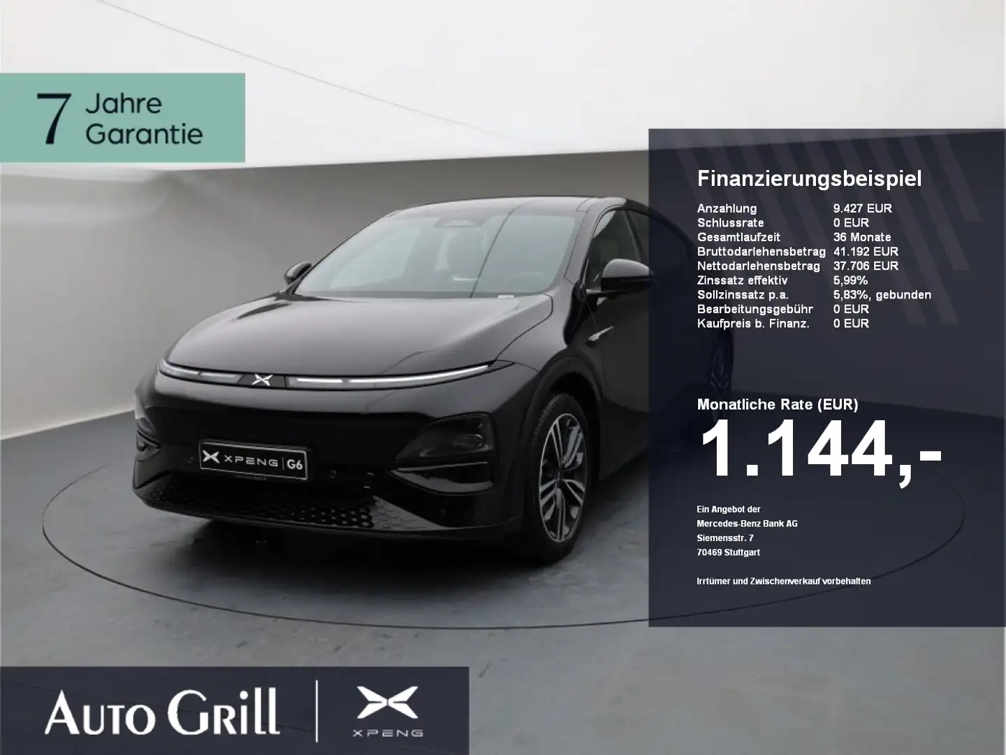 Xpeng G6 Performance AWD AHK CarPlay Pano 360Kam ACC Blau - 1