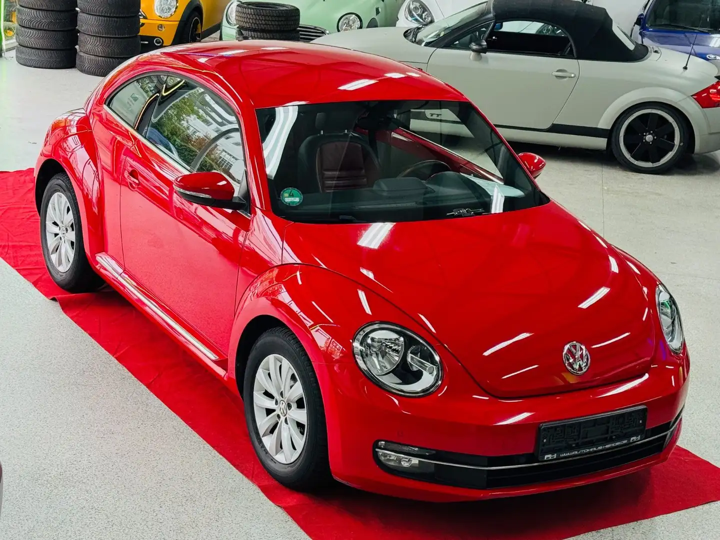 Volkswagen Beetle Lim. Design -Automatik -Leder Rot - 1