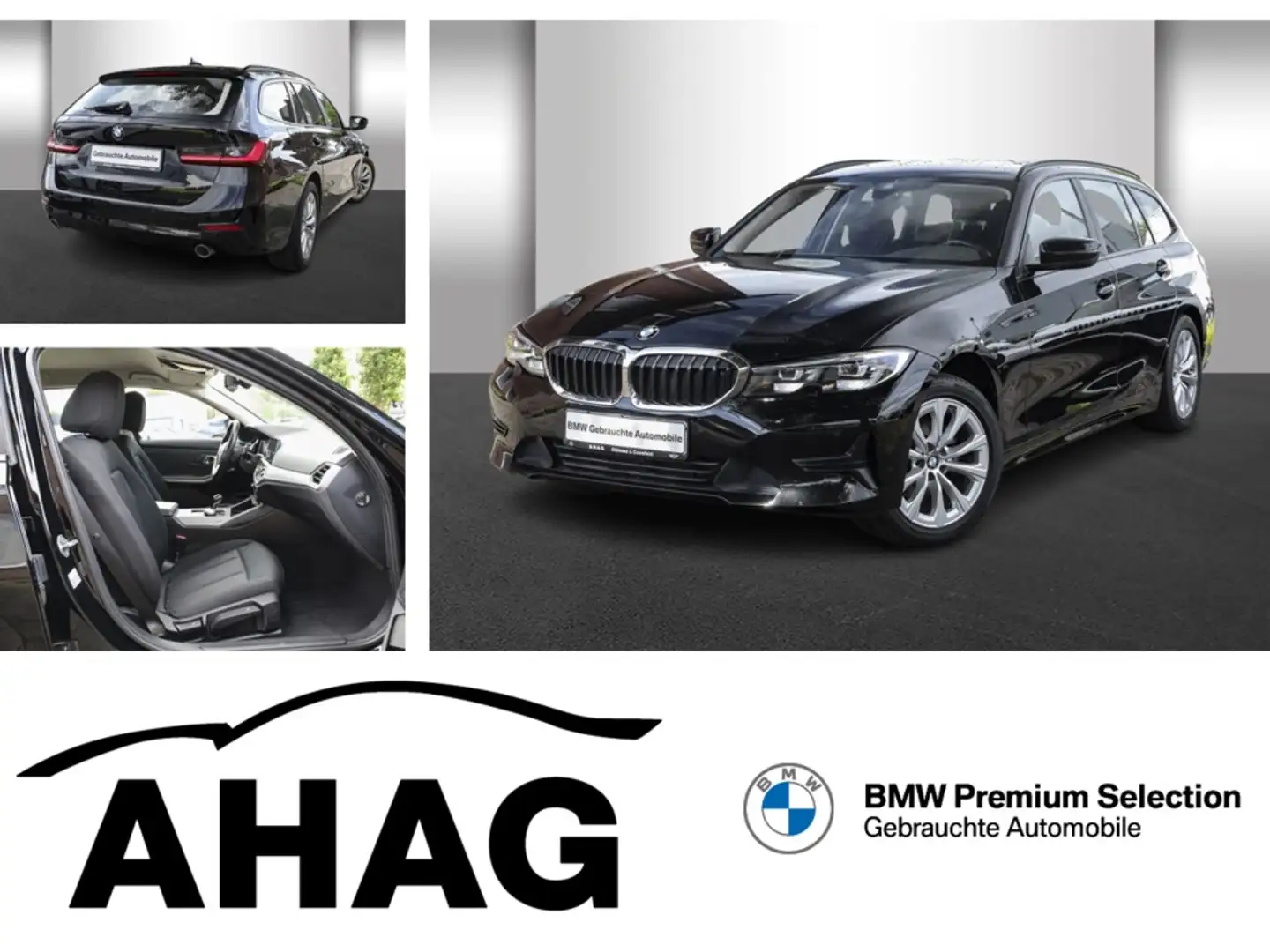 BMW 318 d Touring Live Cockpit Sitzhzg. Alarm PDC Negro - 1