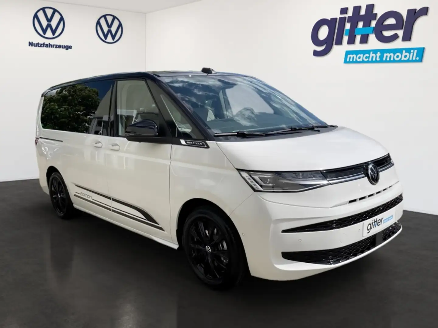 Volkswagen T7 Multivan Edition lang 2.0 TDI EU6e AD AHK-klappbar Navi Dig Weiß - 2