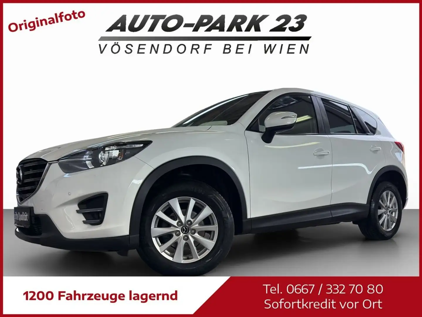 Mazda CX-5 2,2D AWD Attraction Aut.*NAVI*KAMERA*MOD2017 Weiß - 1