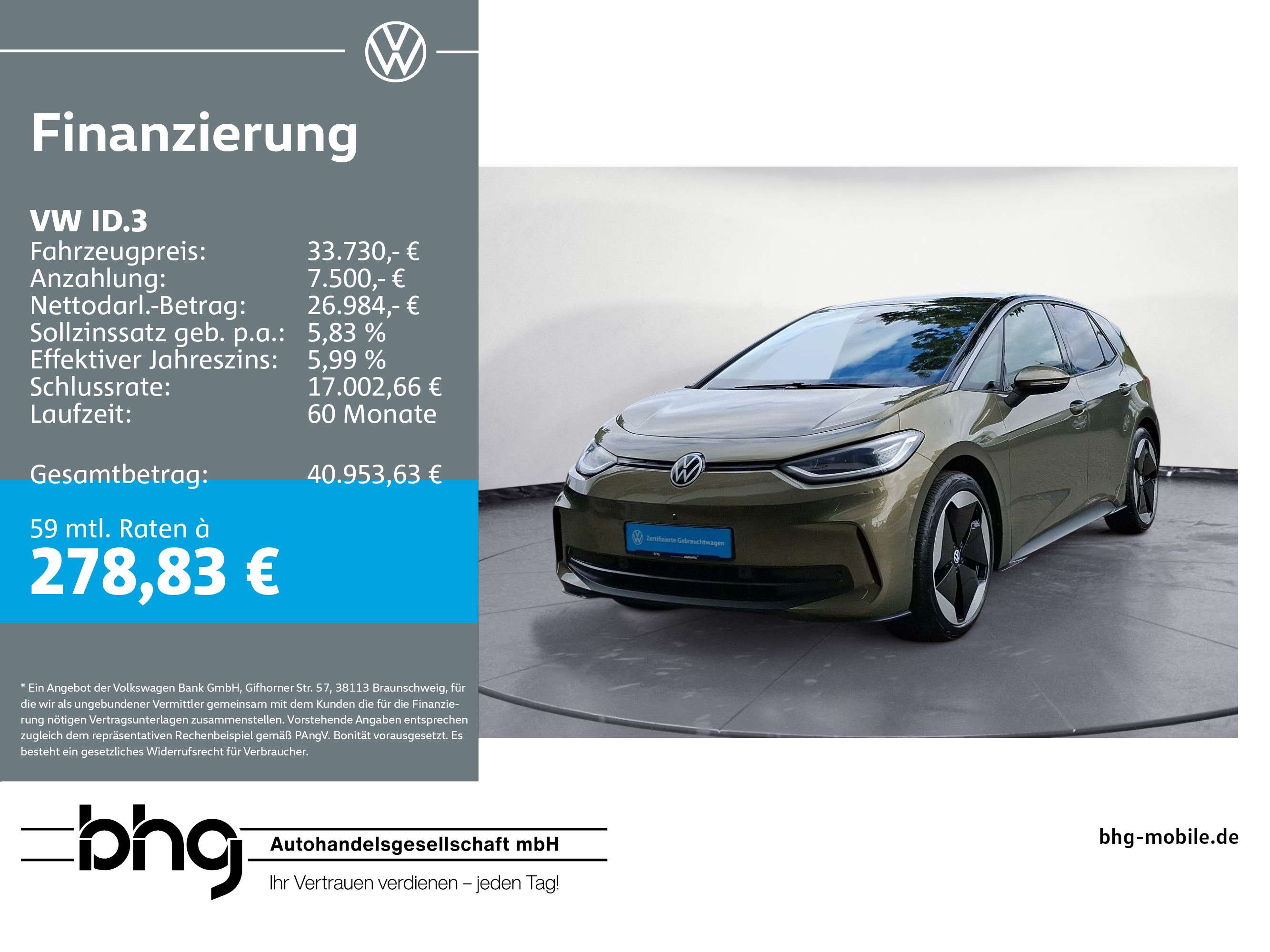 2023 Volkswagen ID3