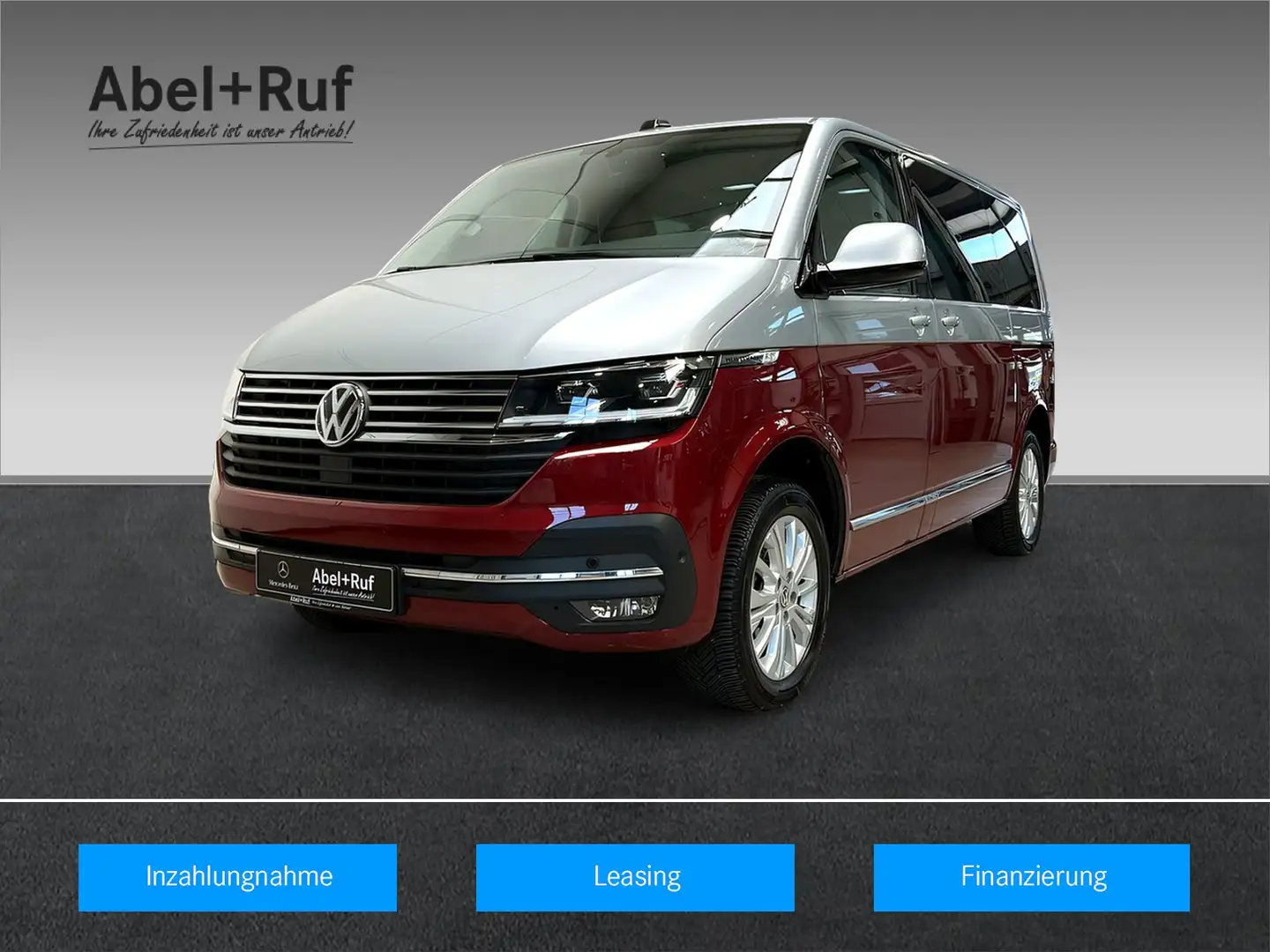 Volkswagen T6 Multivan Multivan T6.1 Highline+Tisch+Kamera+ACC+TotW+AHK Silber - 1