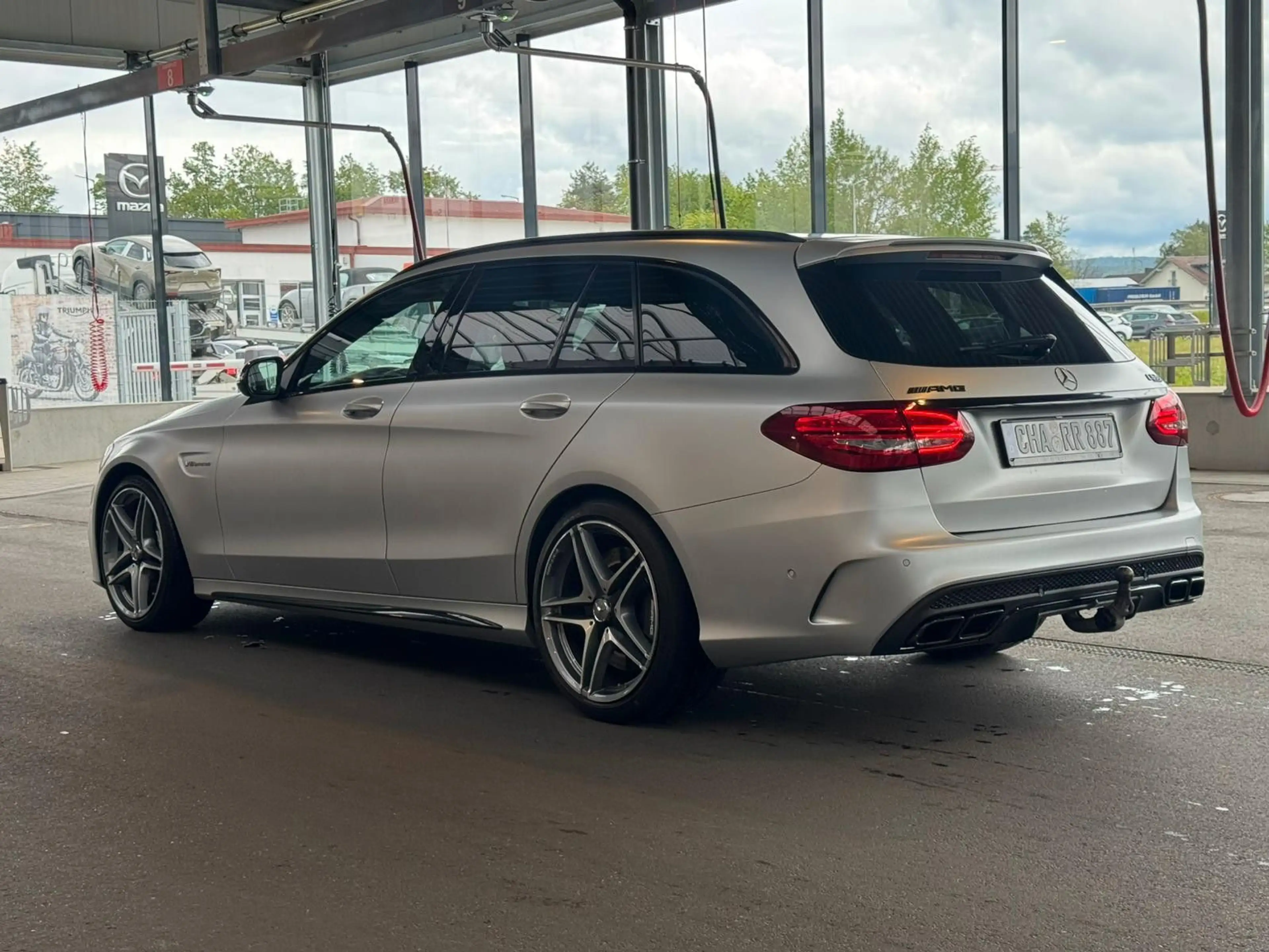 Mercedes-Benz C 63 AMG C63 T AMG BURMESTER LED AMG-ABGAS AMBIENTE AHK — photo 8