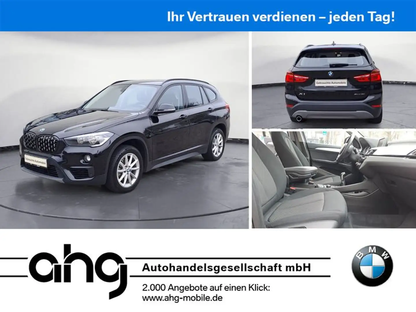 BMW X1 sDrive18i Advantage Heckgepäckträgervorbereit Negro - 1