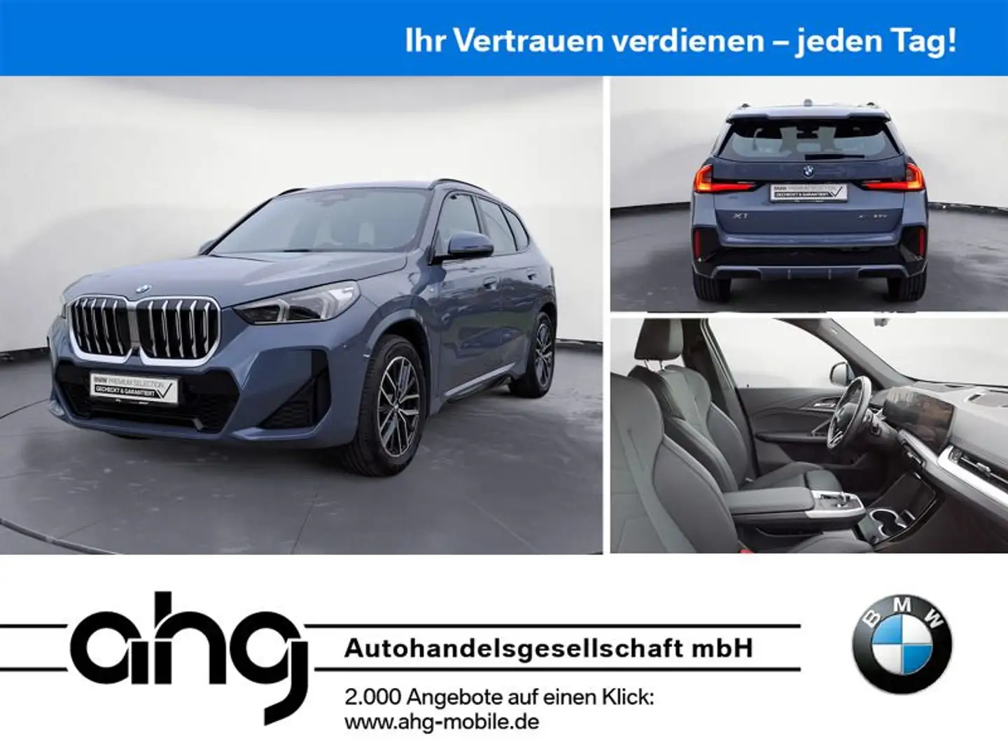 BMW X1 xDrive23d Steptronic M Sport AHK el Sitze Inn Grijs - 1