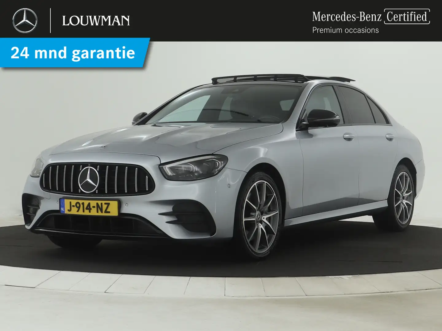 Mercedes-Benz E 300 de AMG Nightpakket | Panoramadak | Burmester audio Grijs - 1