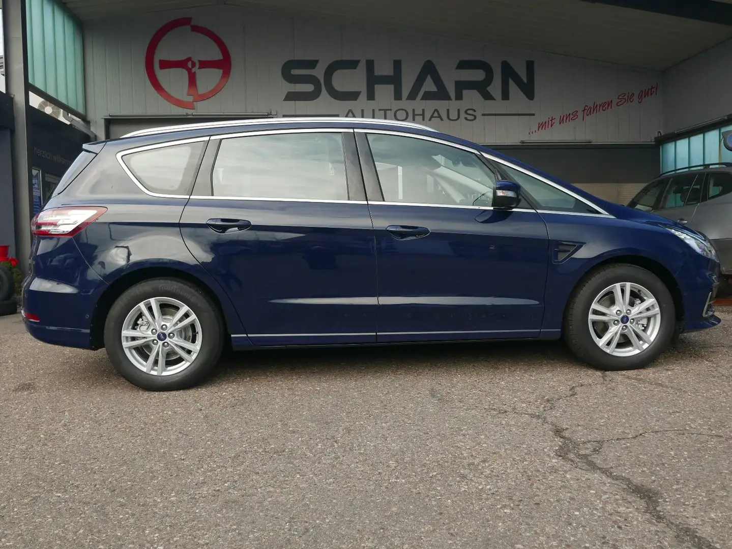 Ford S-Max 8-Gang-Autom.Titan,AHK,Garantie,1-Hand!!! Blau - 1