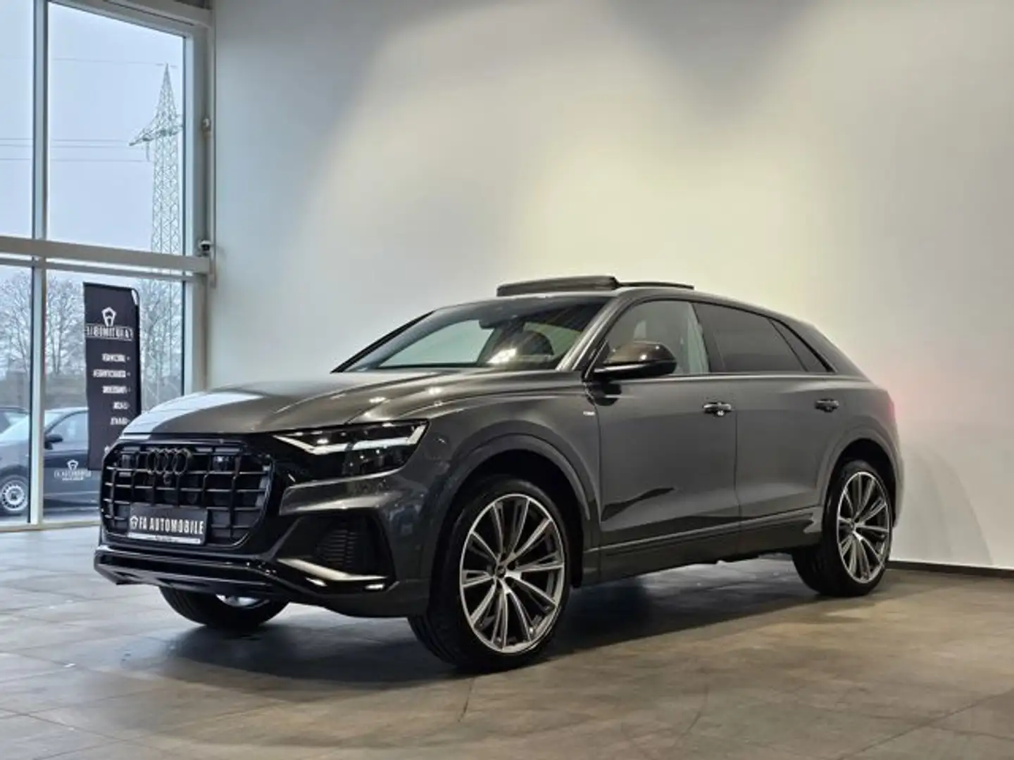 Audi Q8 50 TDI 3x S line Comp. Pano B&O AHK 23 Zoll Gris - 2