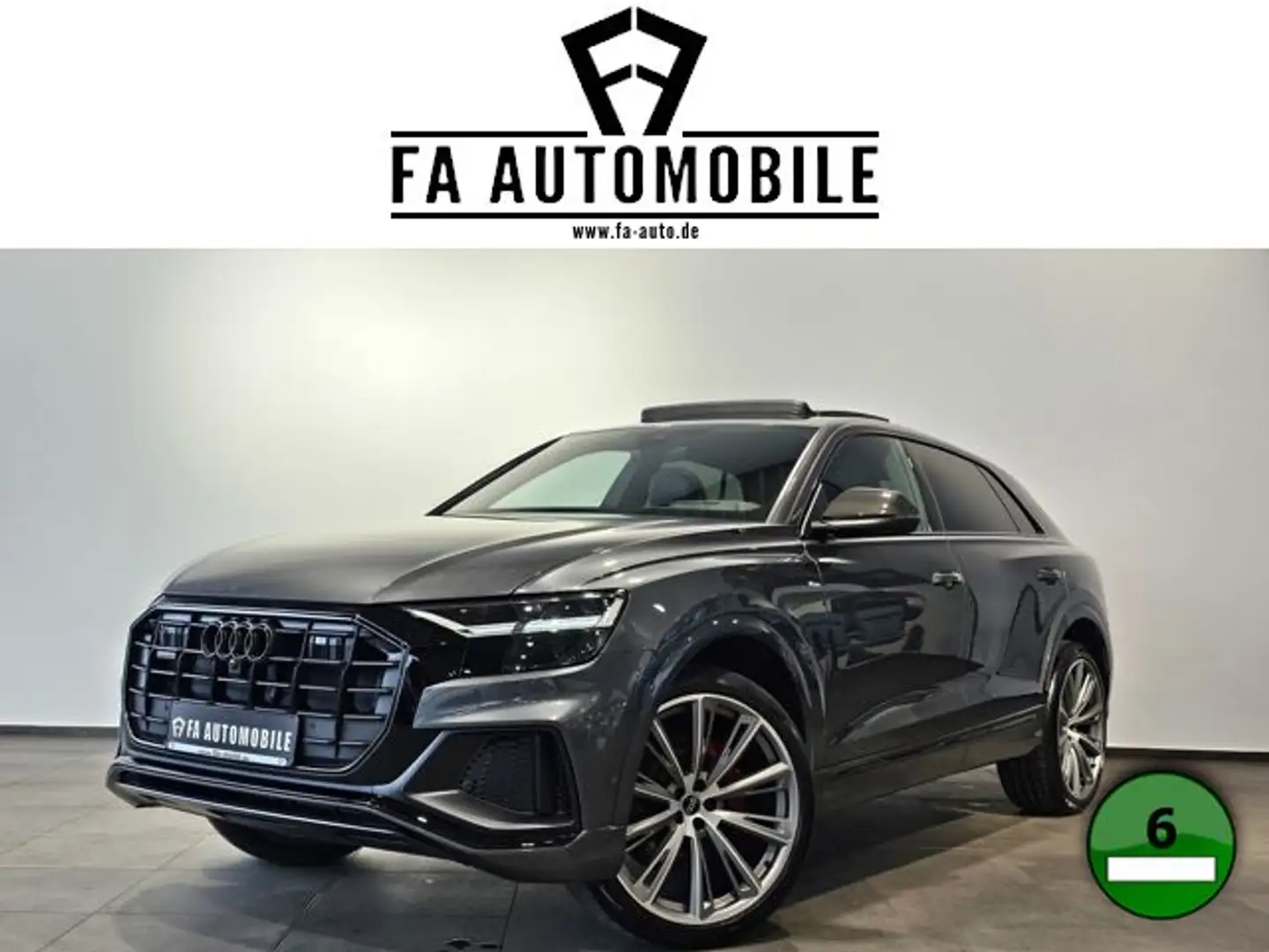 Audi Q8 50 TDI 3x S line Comp. Pano B&O AHK 23 Zoll Gris - 1