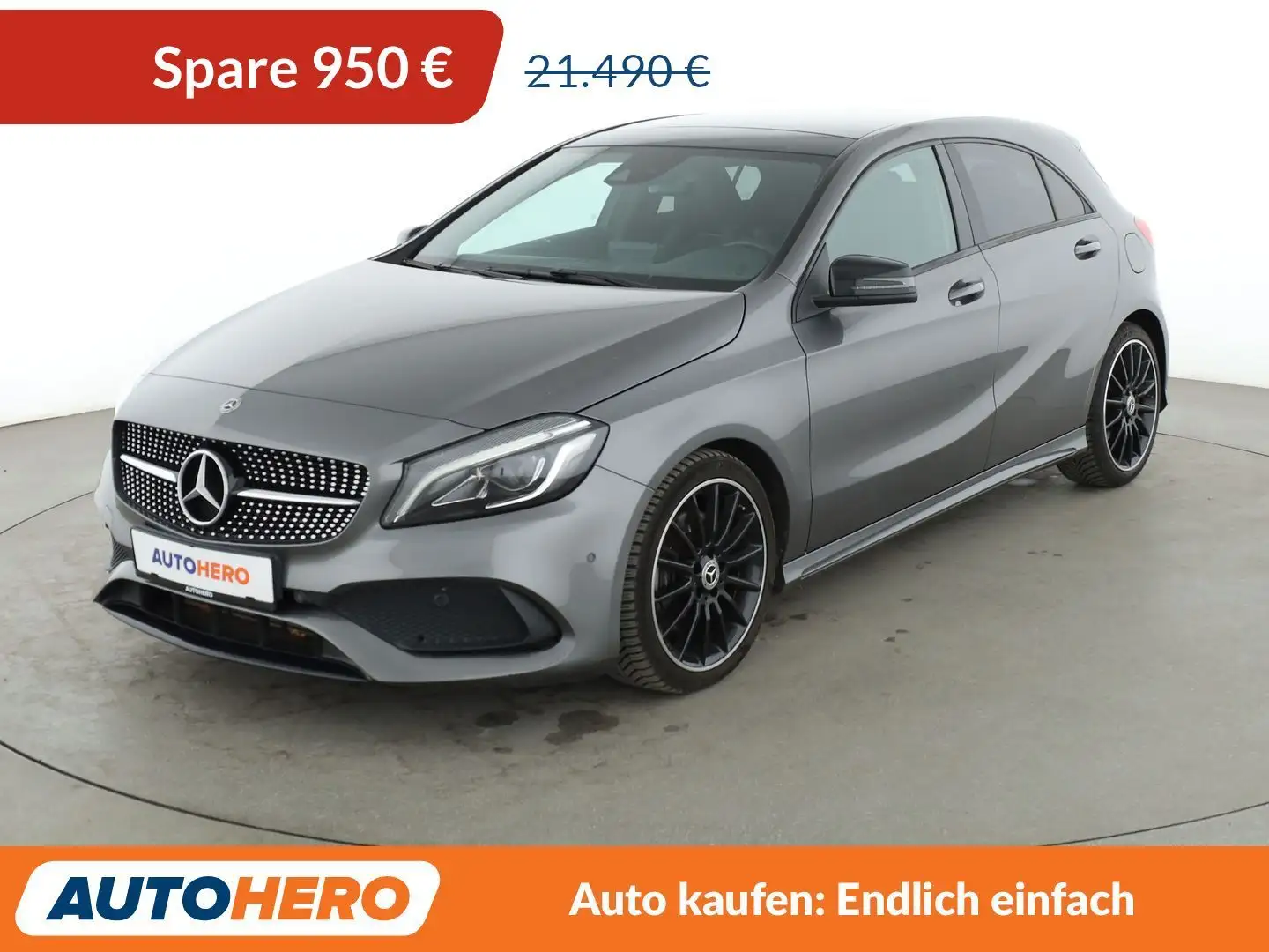 Mercedes-Benz A 220 4Matic AMG Sport Aut.*NAVI*CAM*LED*PDC*SHZ*TEMPO* Gris - 1
