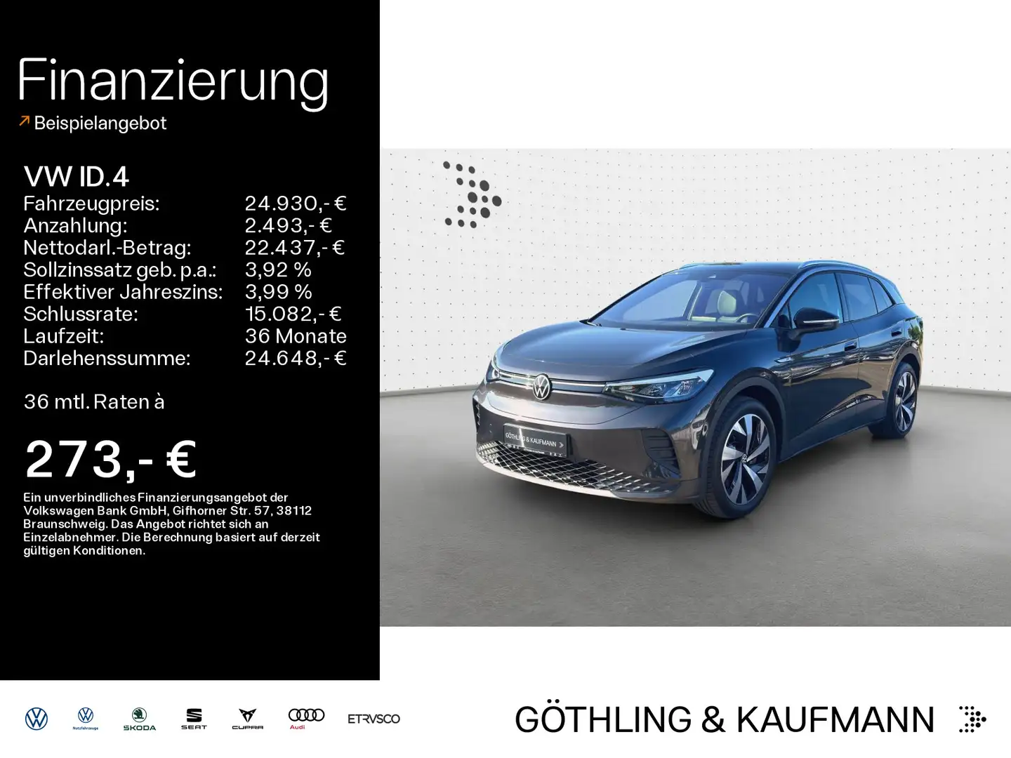 Volkswagen ID.4 Pro Performance First Edition*AHK*KAM*Wärme Grigio - 1