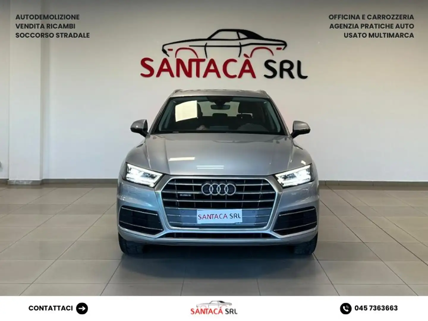 Audi Q5 Q5 II 2017 35 2.0 tdi quattro 163cv s-tronic Argento - 2