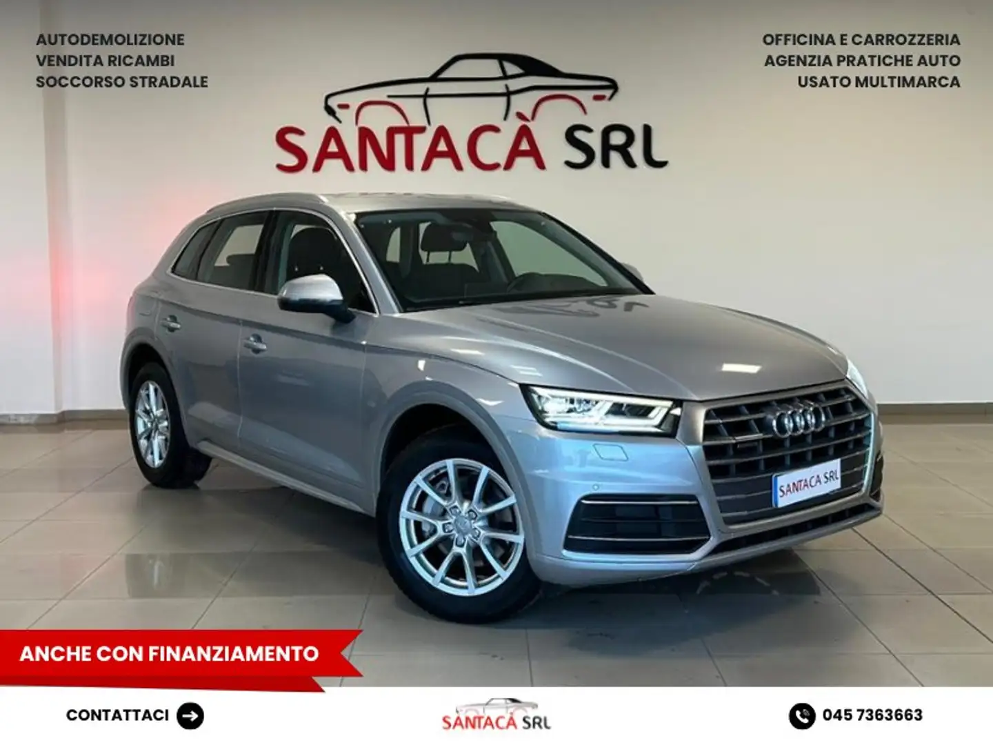 Audi Q5 Q5 II 2017 35 2.0 tdi quattro 163cv s-tronic Argento - 1