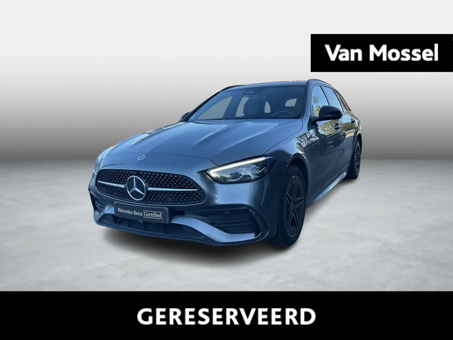 Mercedes-Benz C 300 300e AMG LINE Estate + TREKHAAK + NIGHTPAKKET + LE Grau - 1