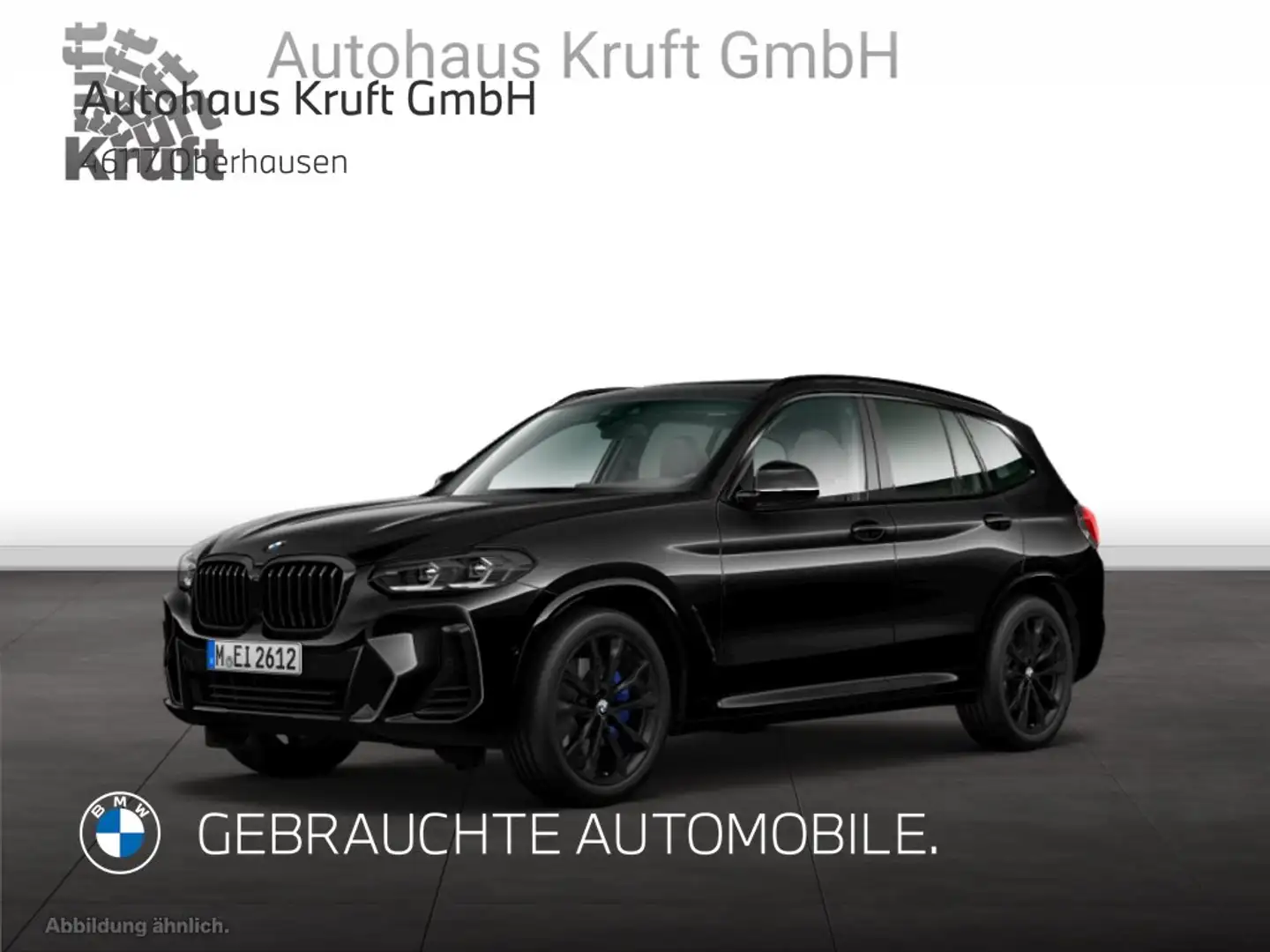 BMW X3 xDrive30d M SPORT+PANO+E SITZE+AHK+LCPROF Schwarz - 2