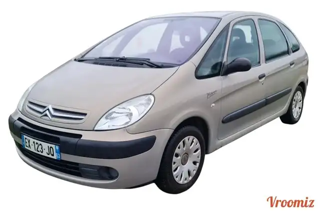 Citroen Xsara Picasso 1.6i 110ch (7 cv) 16V - BVM5 - 5 Portes - Beige - 2007