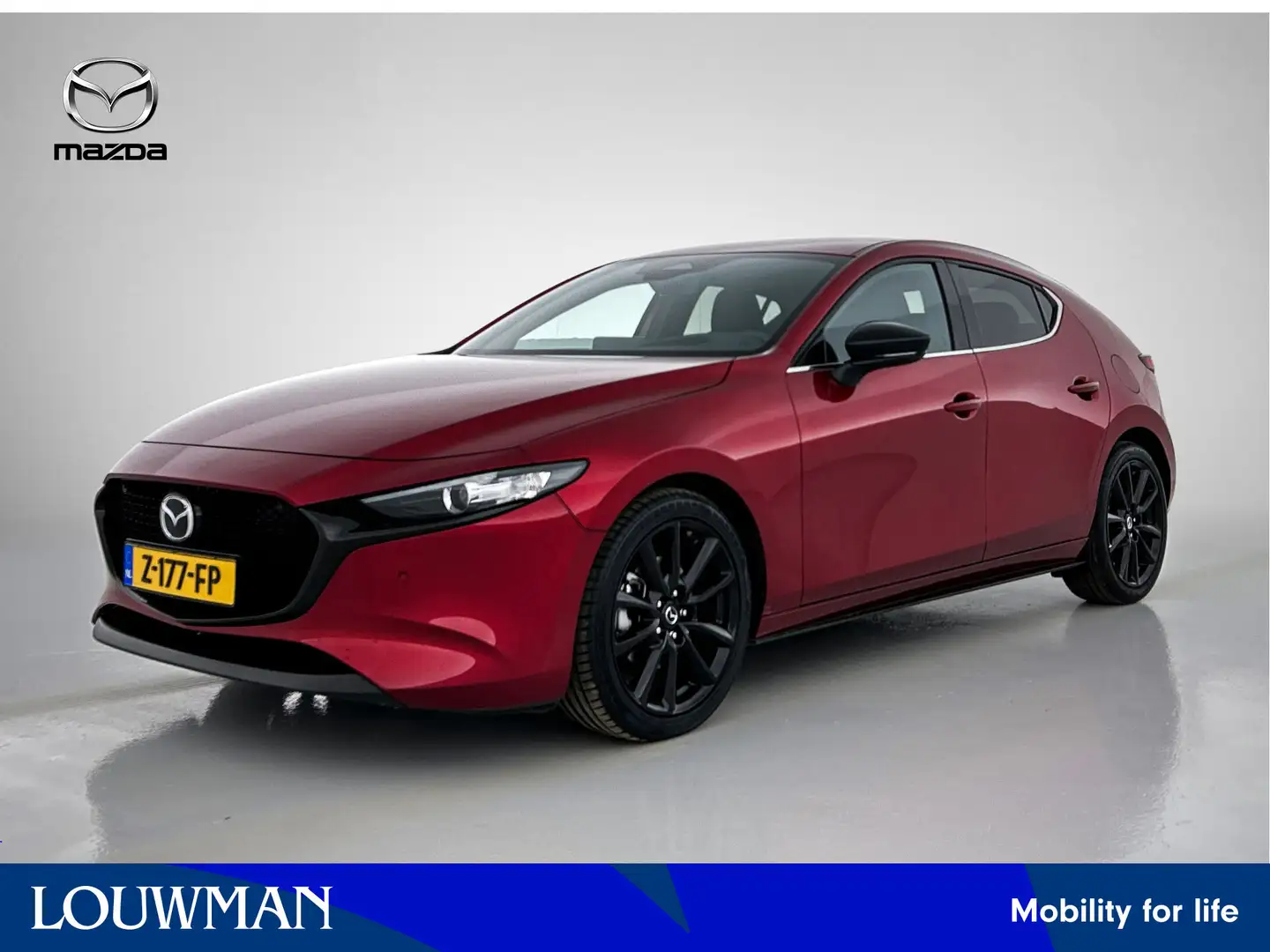 Mazda 3 2.0 e-SkyActiv-G M Hybrid 150 Homura Rood - 1