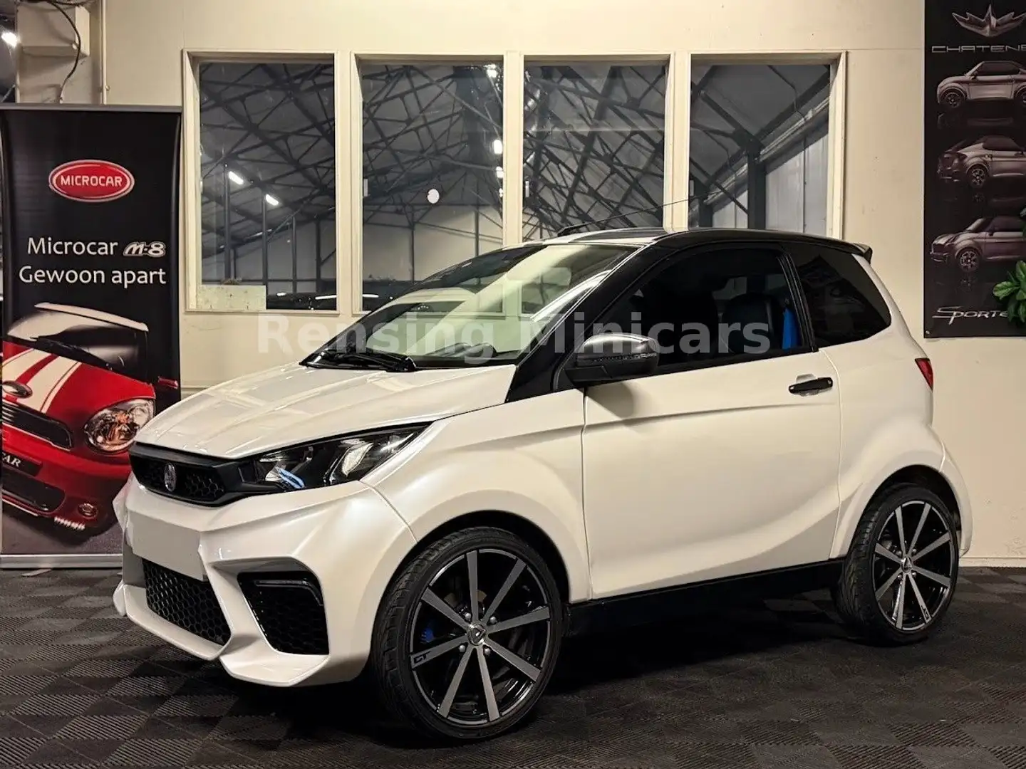 Aixam GTO SPORT 8 PS Mopedauto Microcar Minicar 45 KM Blanc - 1