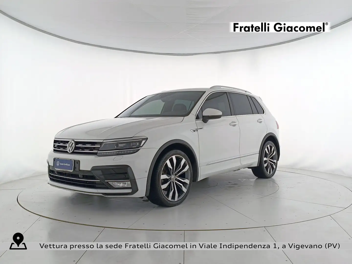 Volkswagen Tiguan 2.0 tdi advanced r-line exterior pack 4motion 190c Blanc - 1