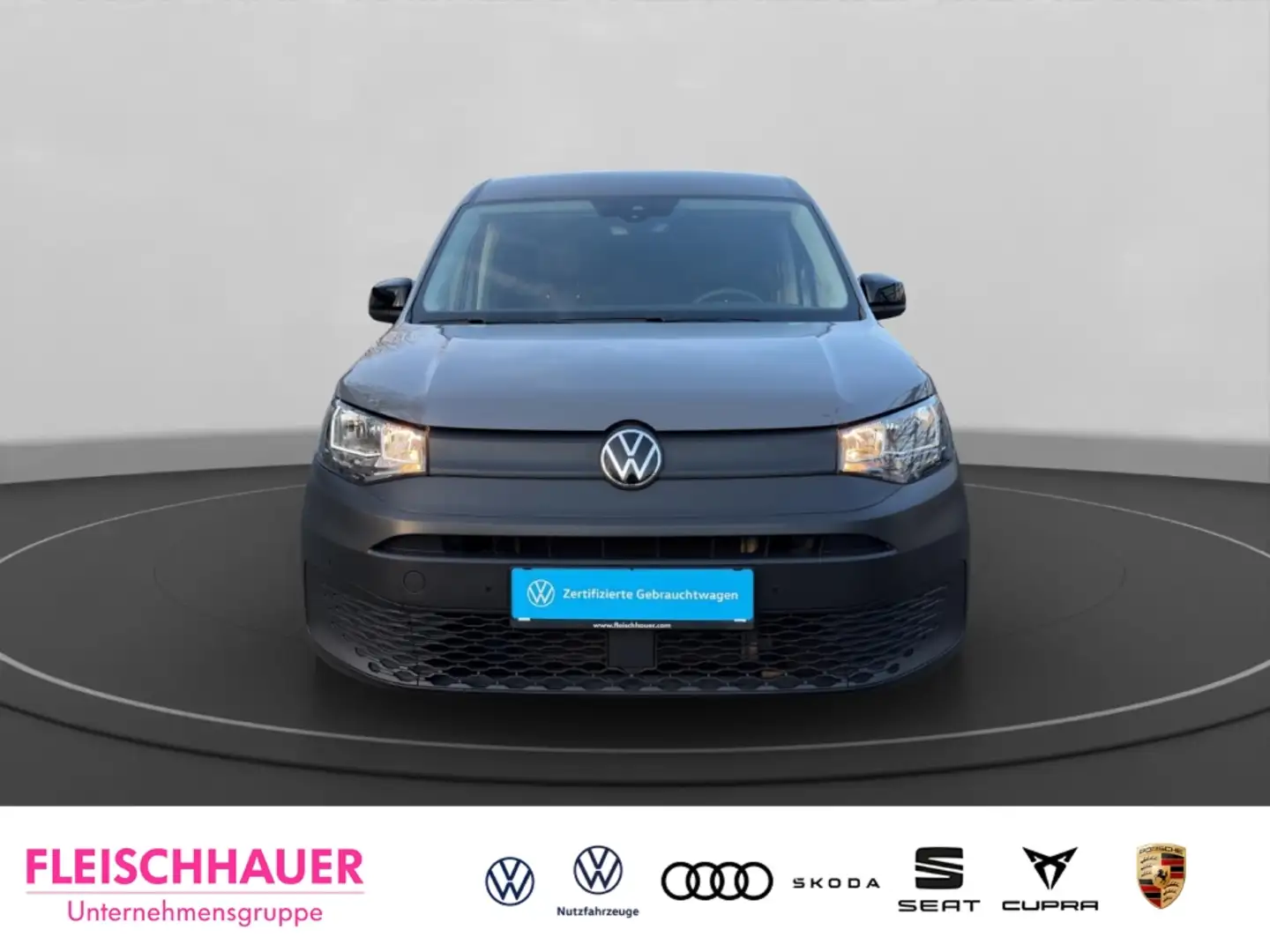 Volkswagen Caddy 2.0 TDI Navi DAB Ausparkassistent Spurwechselassis Grau - 2