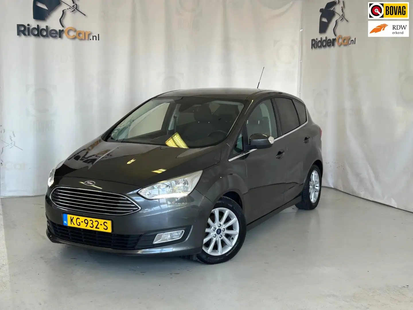 Ford C-Max 1.0 Titanium|GARANTIE|TREKHAAK|CRUISE|NAVI|PARK SE Grijs - 1