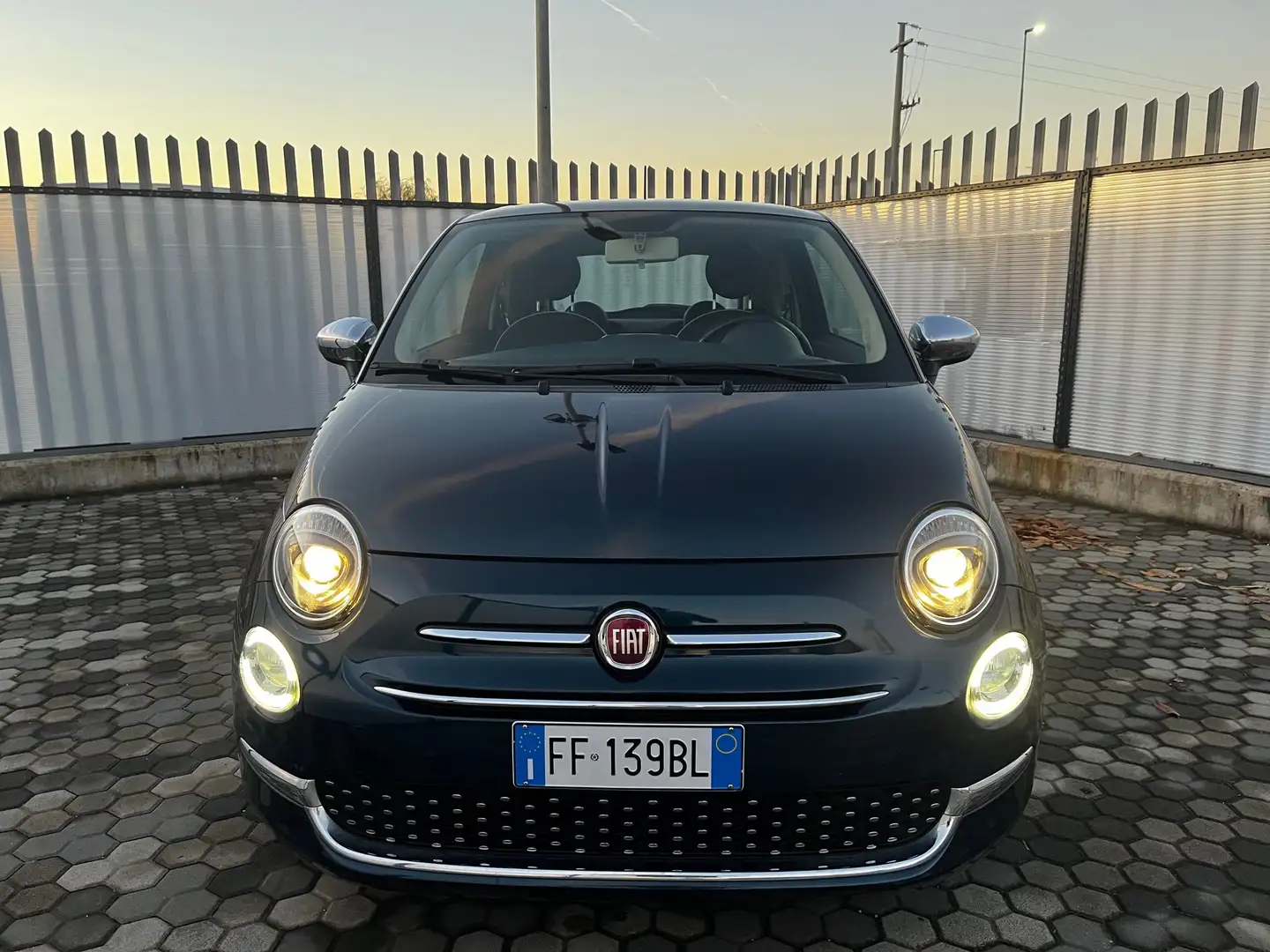 Fiat 500 1.2 easypower Lounge Gpl 69cv my14 Blauw - 2