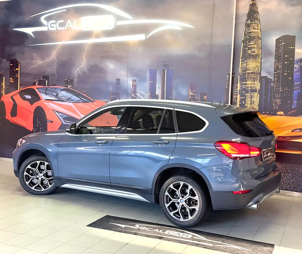 BMW X1 20 I MSPORT  190CV CERTIFICATA UFFICIALE  PERMUTE Grigio - 2