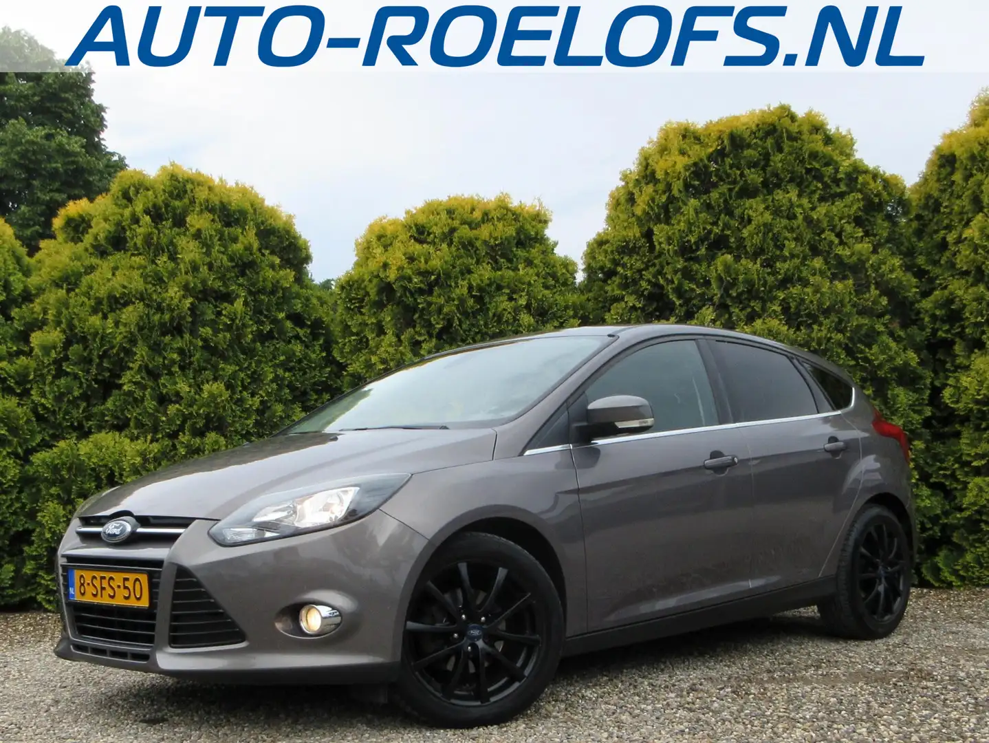 Ford Focus 1.0 EcoBoost Titanium *Navi*Trekhaak*ECC* Bruin - 1