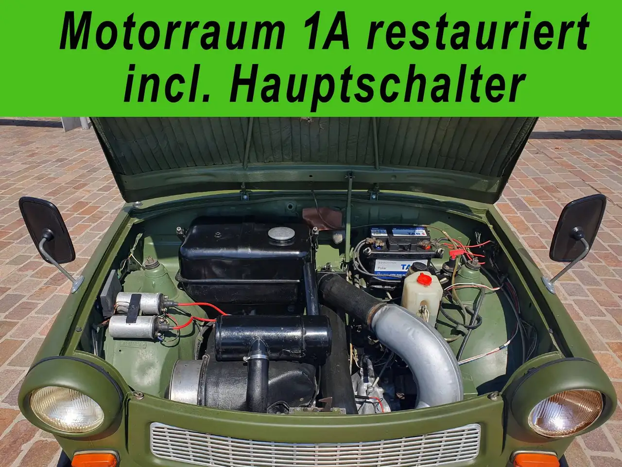 Trabant P601 Kübel 1A General Restauriert Oldtimer, foto 11