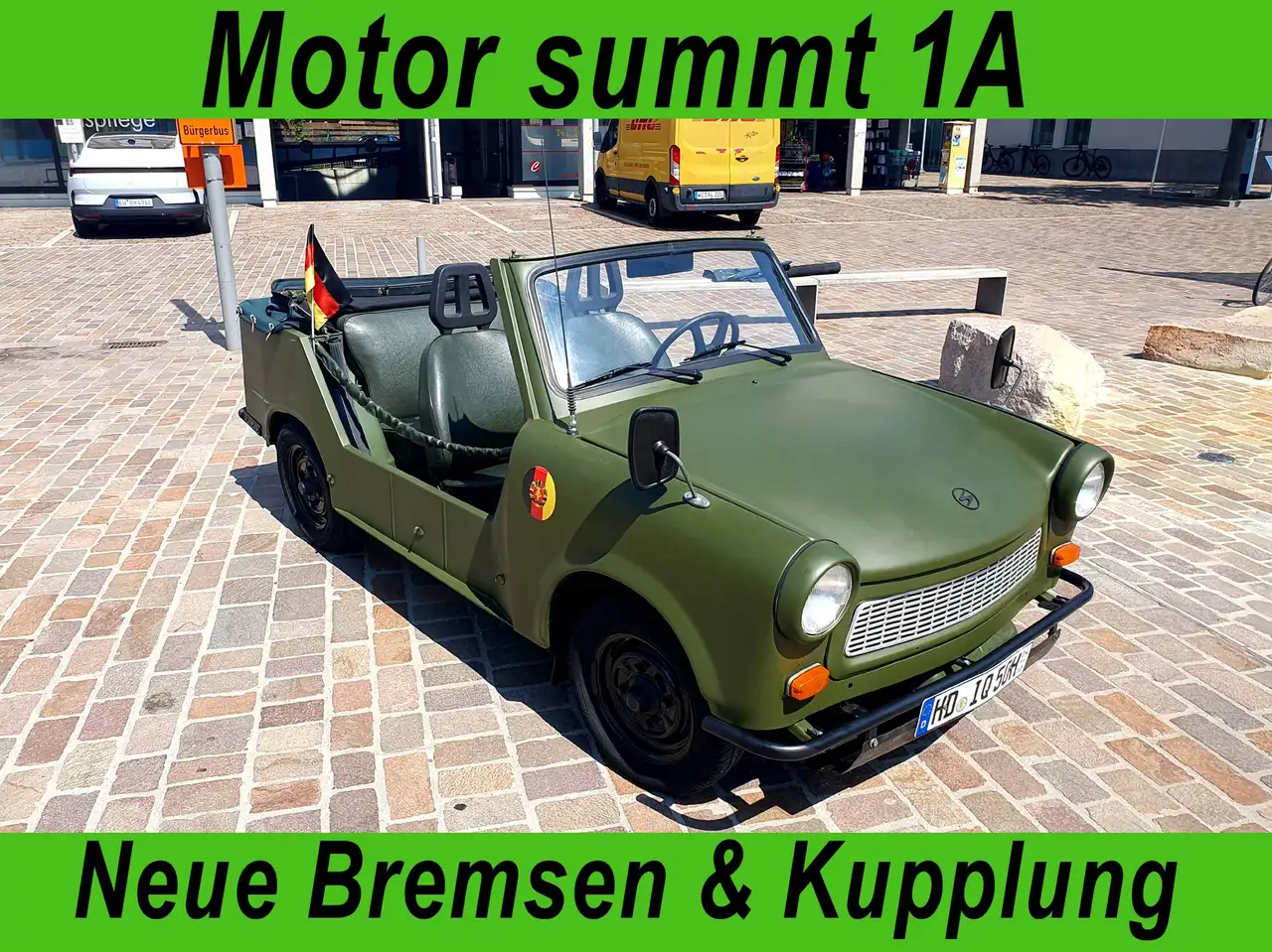Trabant P601 Kübel 1A General Restauriert Oldtimer, foto 3