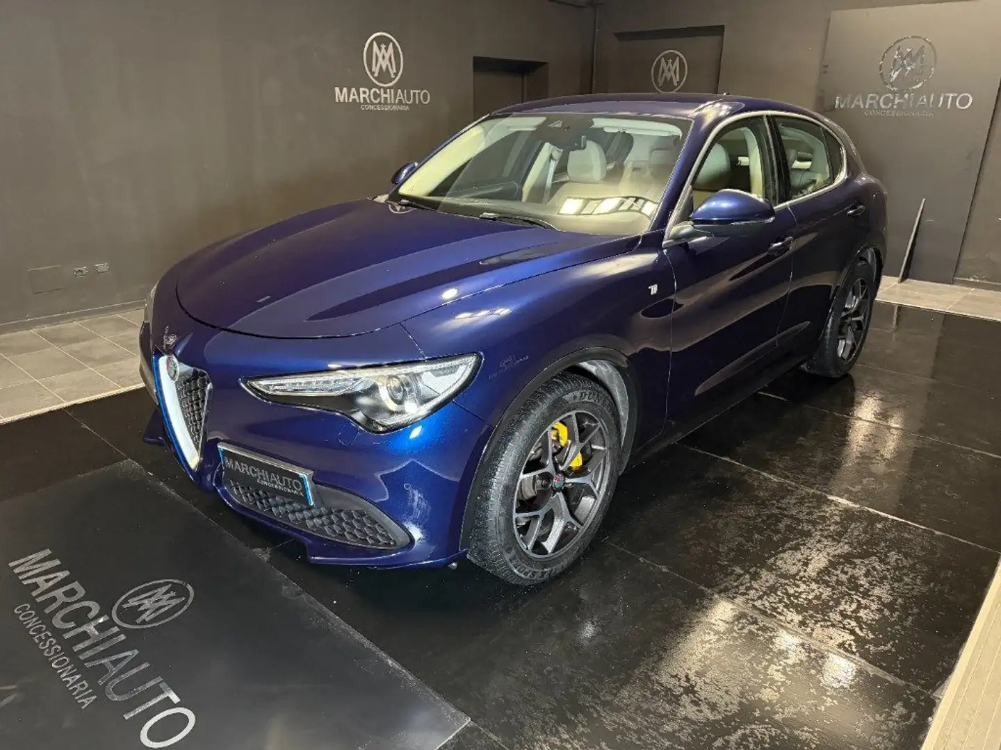 Alfa Romeo Stelvio 2.2 Turbodiesel 210 CV AT8 Q4 Ti Blu/Azzurro - 1