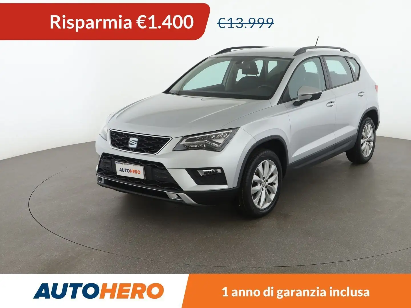 SEAT Ateca 1.6 TDI Business Argento - 1