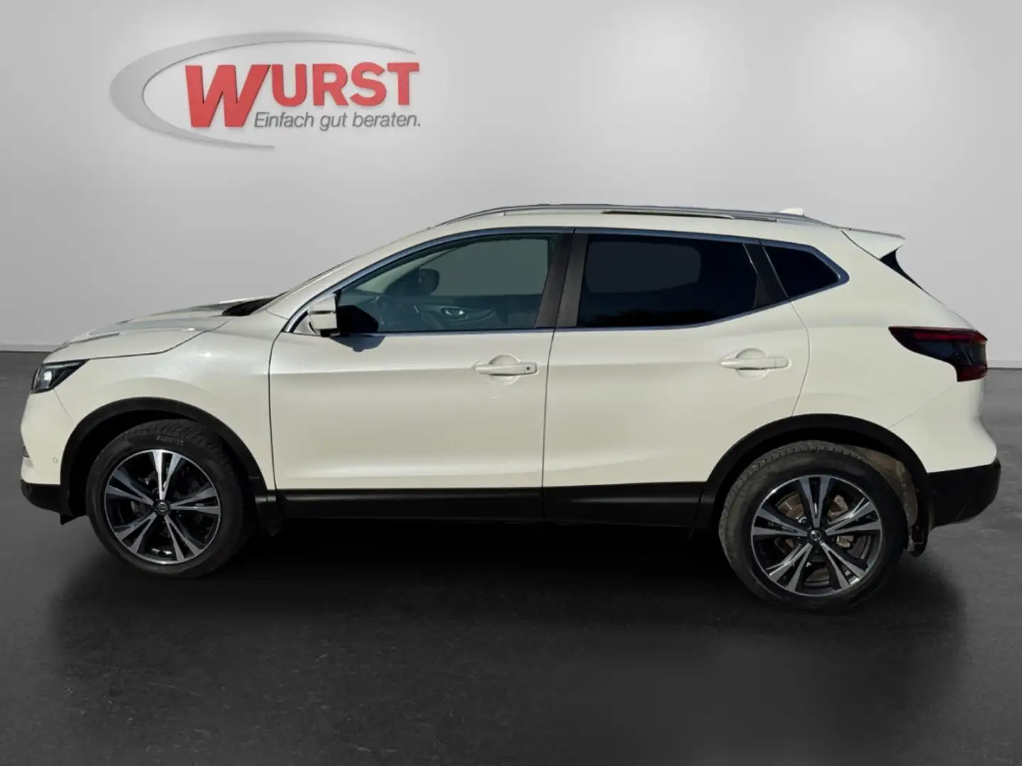 Nissan Qashqai 1.3DIG-T DCT-Automatik TEKNA Rundumkameras Leder h Weiß - 2