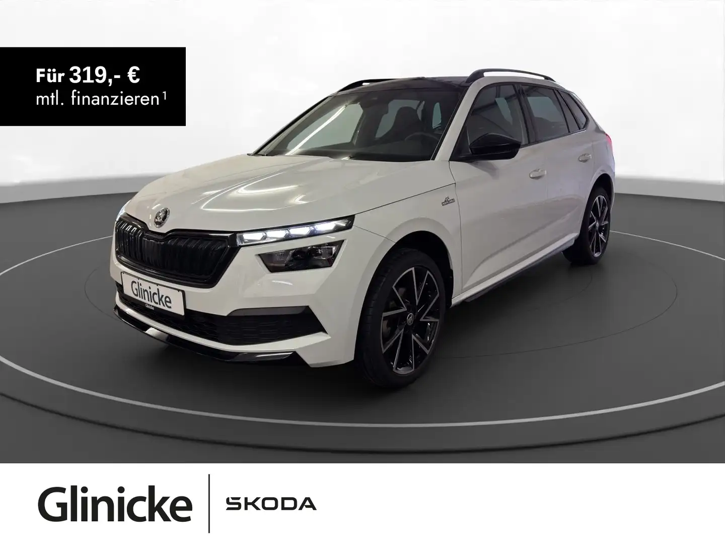 Skoda Kamiq 1.0 TSI Monte Carlo Pano LED LM 18" RFK Te Weiß - 1