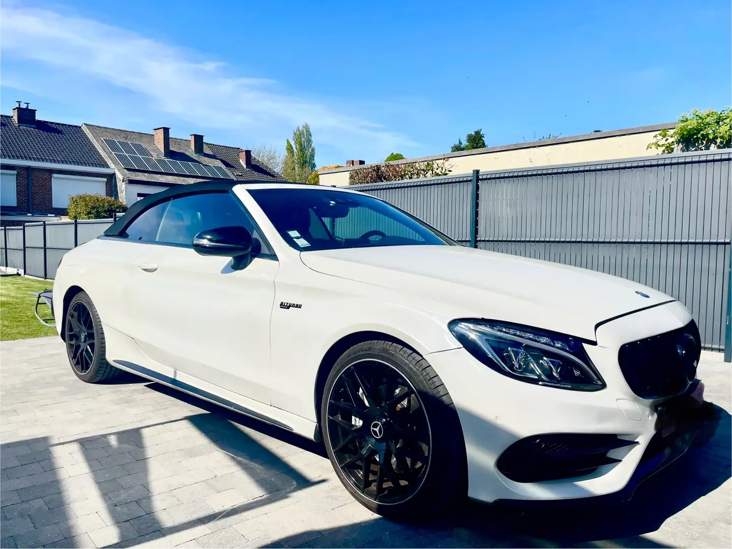 Mercedes-Benz C 43 AMG Classe C Cabriolet 43 Mercedes-AMG 9G-Tronic 4Matic Blanc - 1