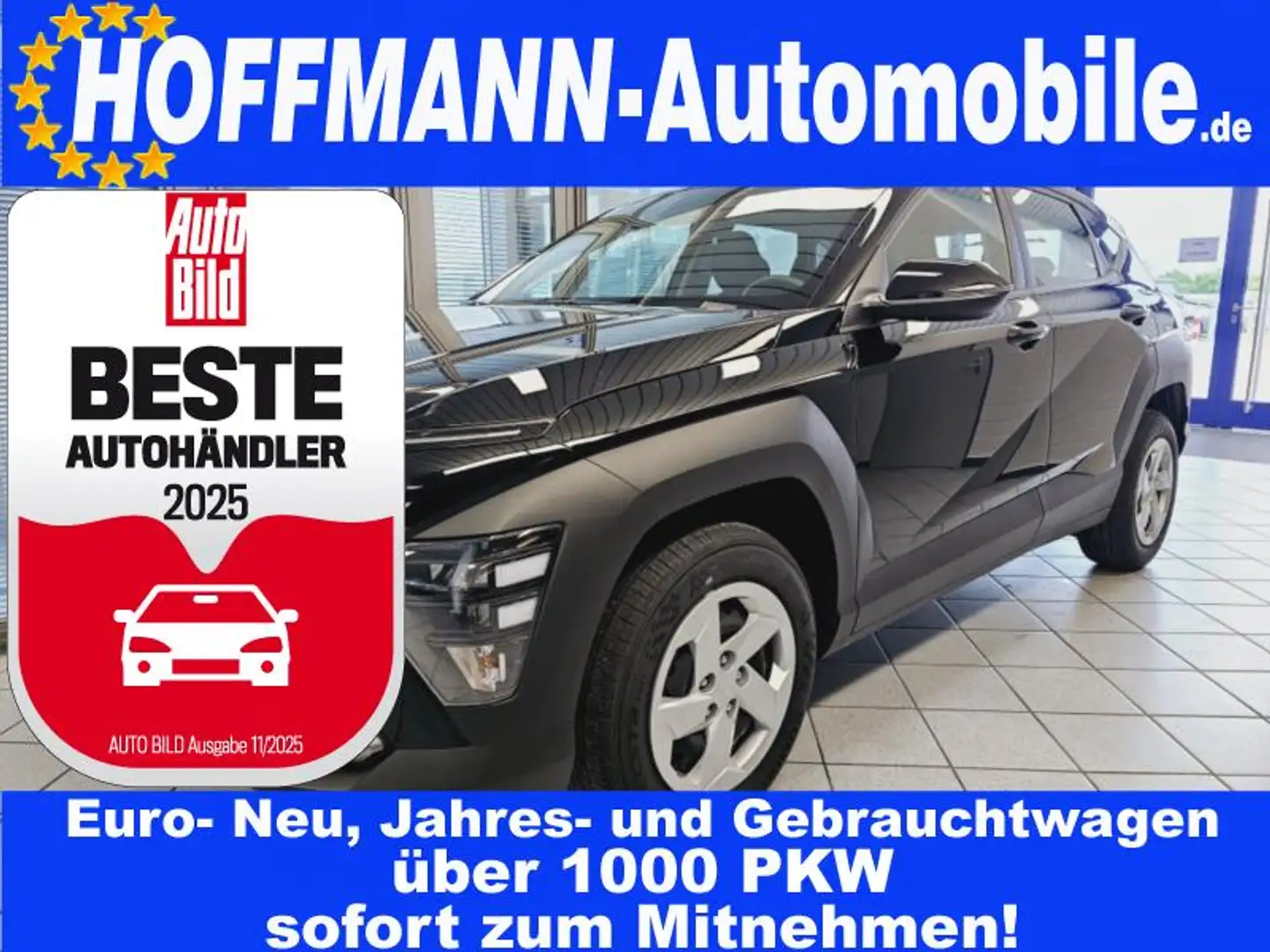 Hyundai KONA Bi-LED,Klima,Tempomat,PDC+Kamera,Navi Schwarz - 1