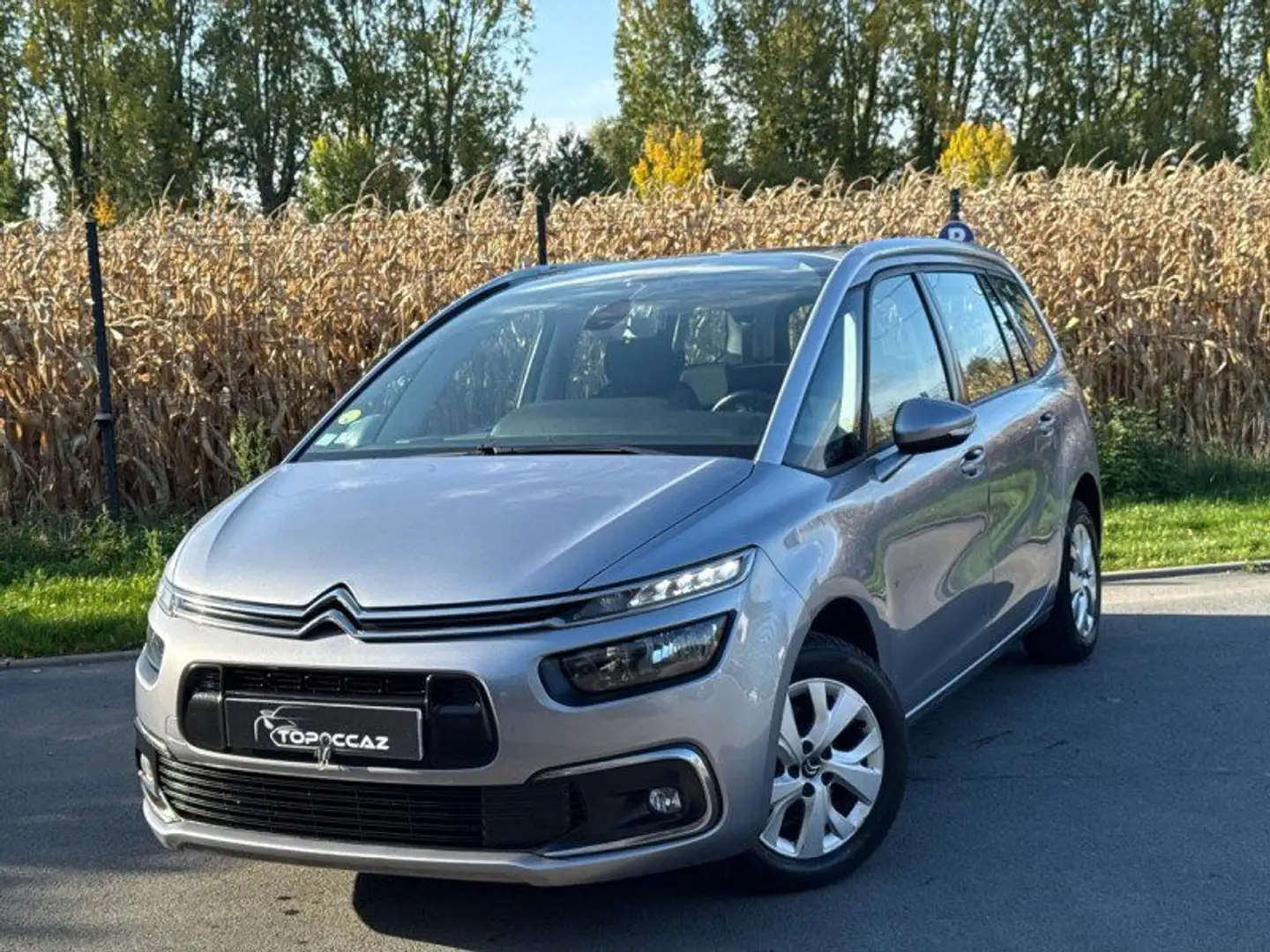 Citroen C4 GRAND SPACETOURER HDI 130CH FEEL GPS * CAMERA * 7 PLACES * 2020 * GARANTIE Grigio - 1
