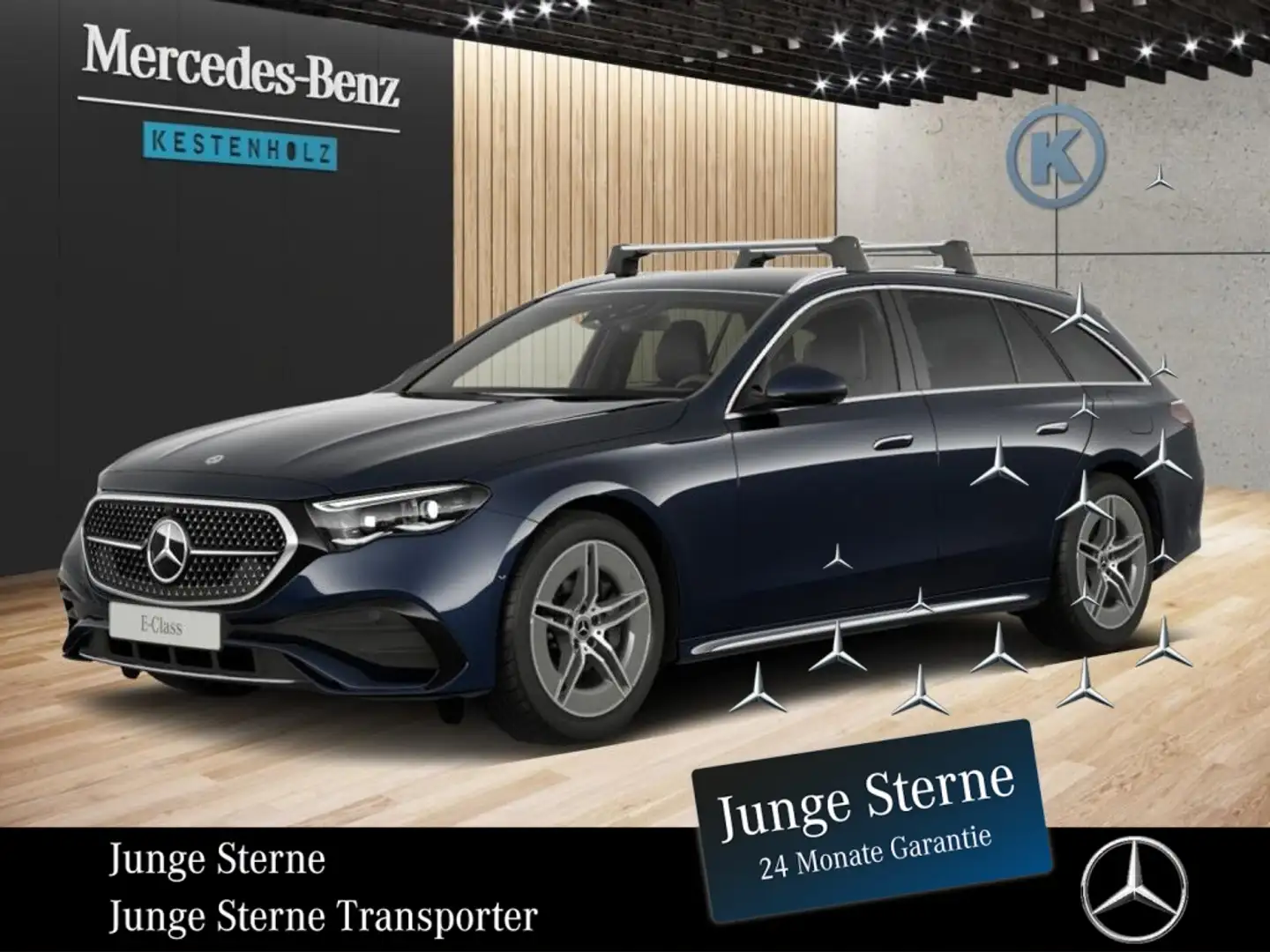 Mercedes-Benz E 300 e T-Modell *AMG*MBUX*MEMO*360°KAM*NAVI* Blau - 1