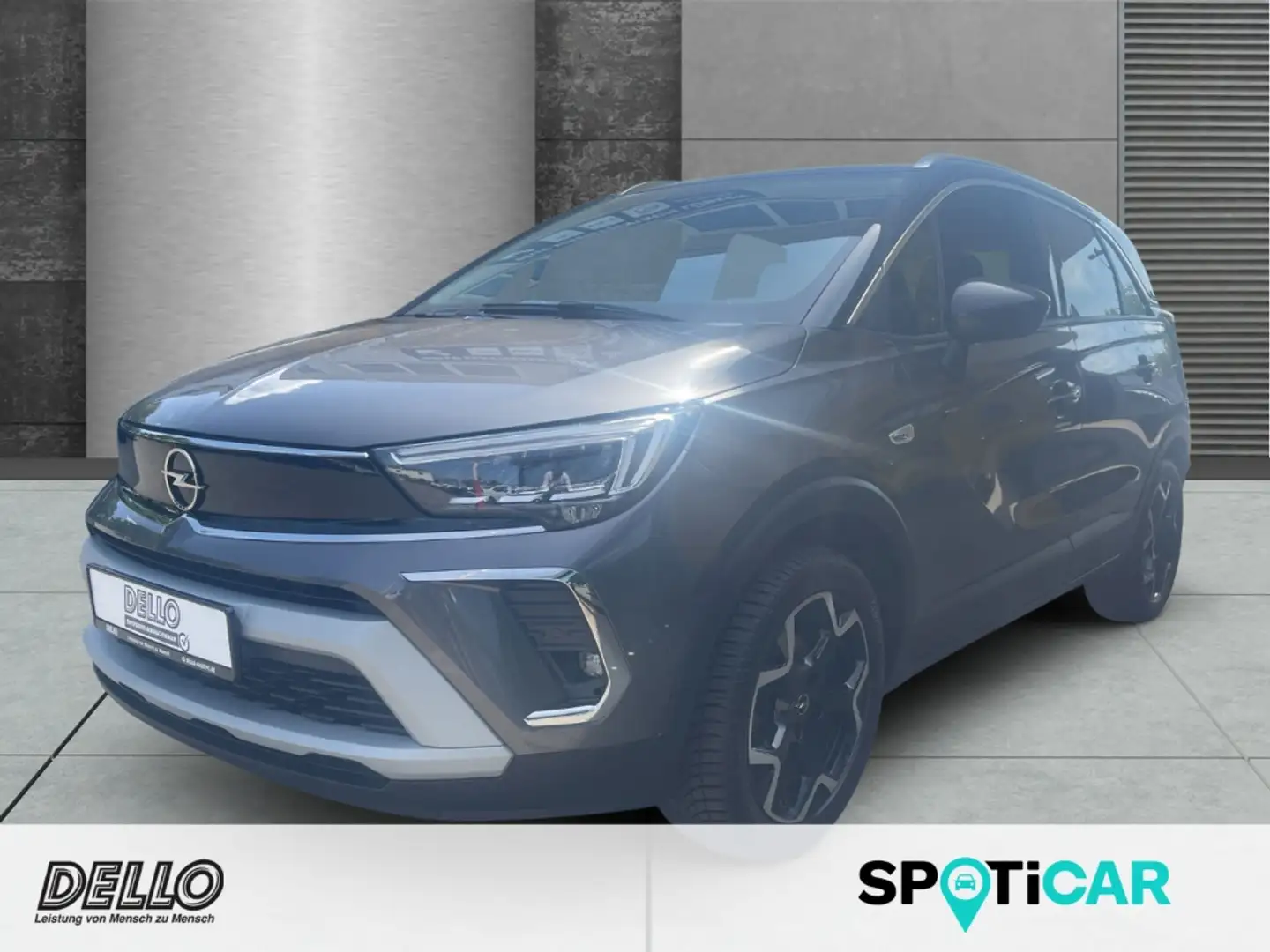 Opel Crossland 1.2T Ultimate 81kw Alcantara Navi LED Apple CarPla Grigio - 1