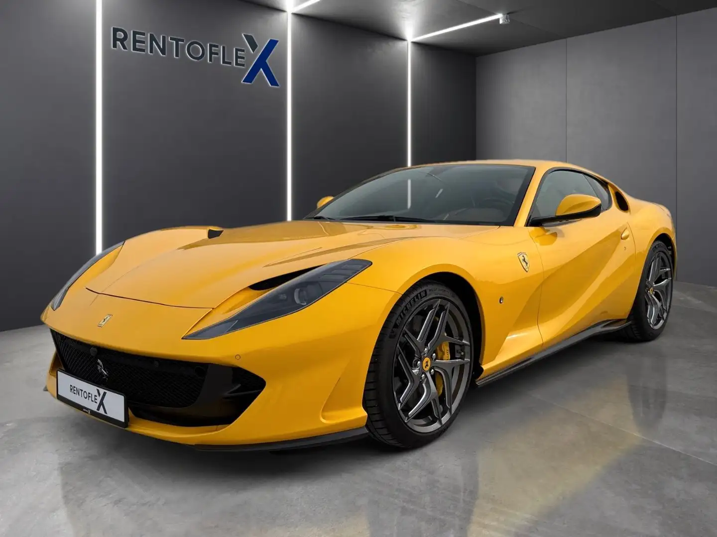 Ferrari 812 Superfast Carbon/Lift/Beifahrerdisplay Gelb - 1