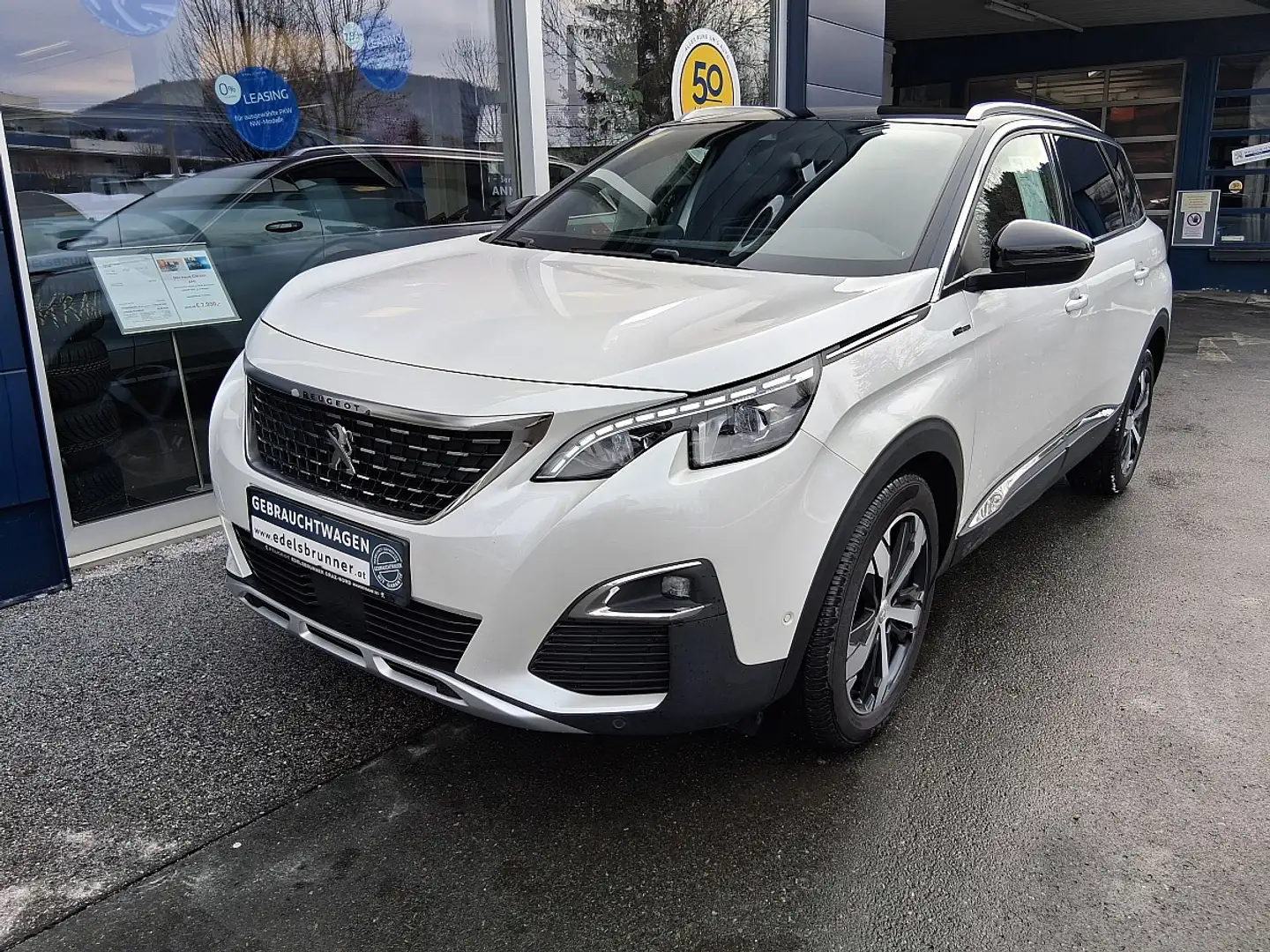 Peugeot 5008 1,5 BlueHDI 130 S&S EAT8 GT-Line Aut. Weiß - 1